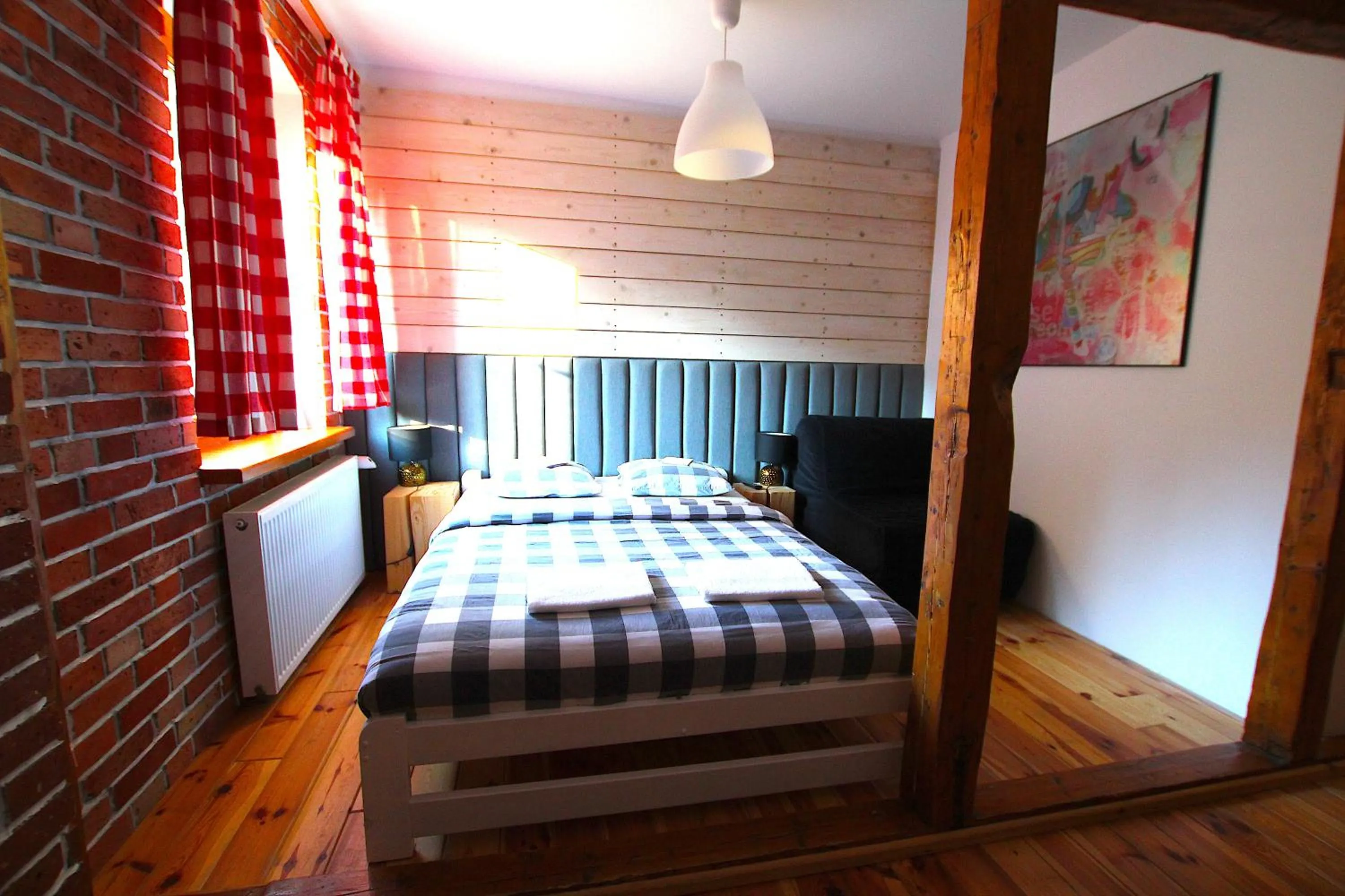 Bedroom, Bed in BORSZÓWKA Dom Nad Potokiem - Pensjonat