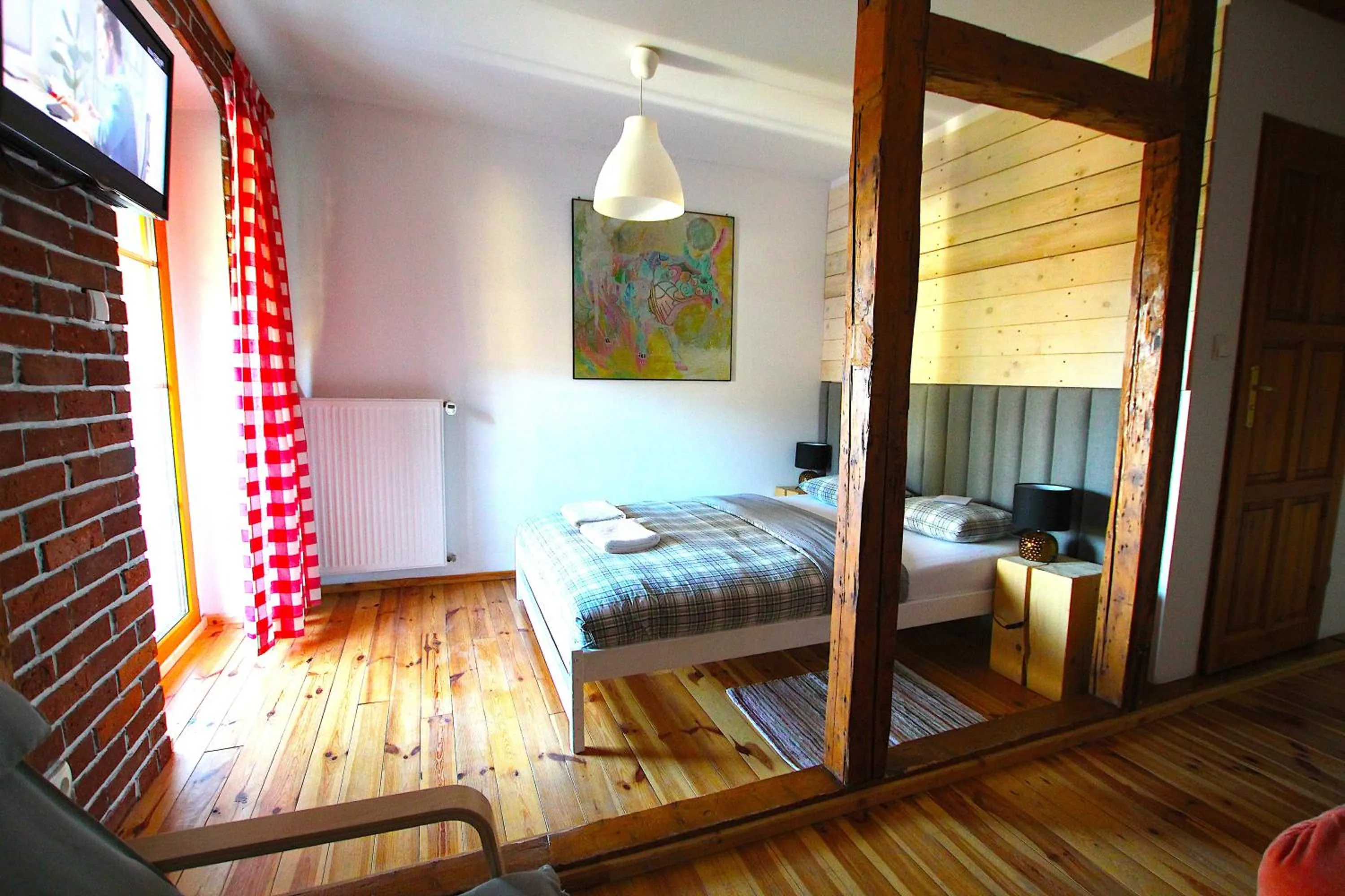 Bedroom, Bed in BORSZÓWKA Dom Nad Potokiem - Pensjonat