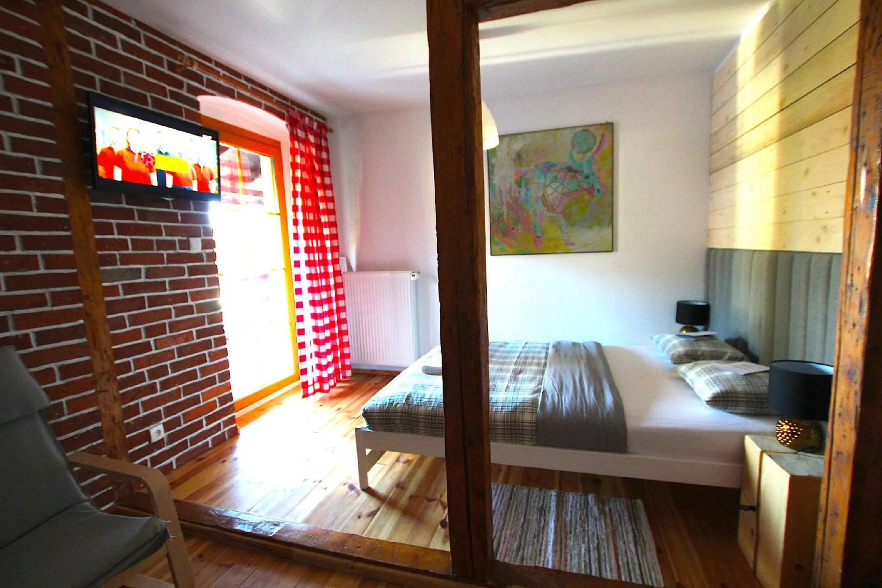 Bedroom, Bed in BORSZÓWKA Dom Nad Potokiem - Pensjonat