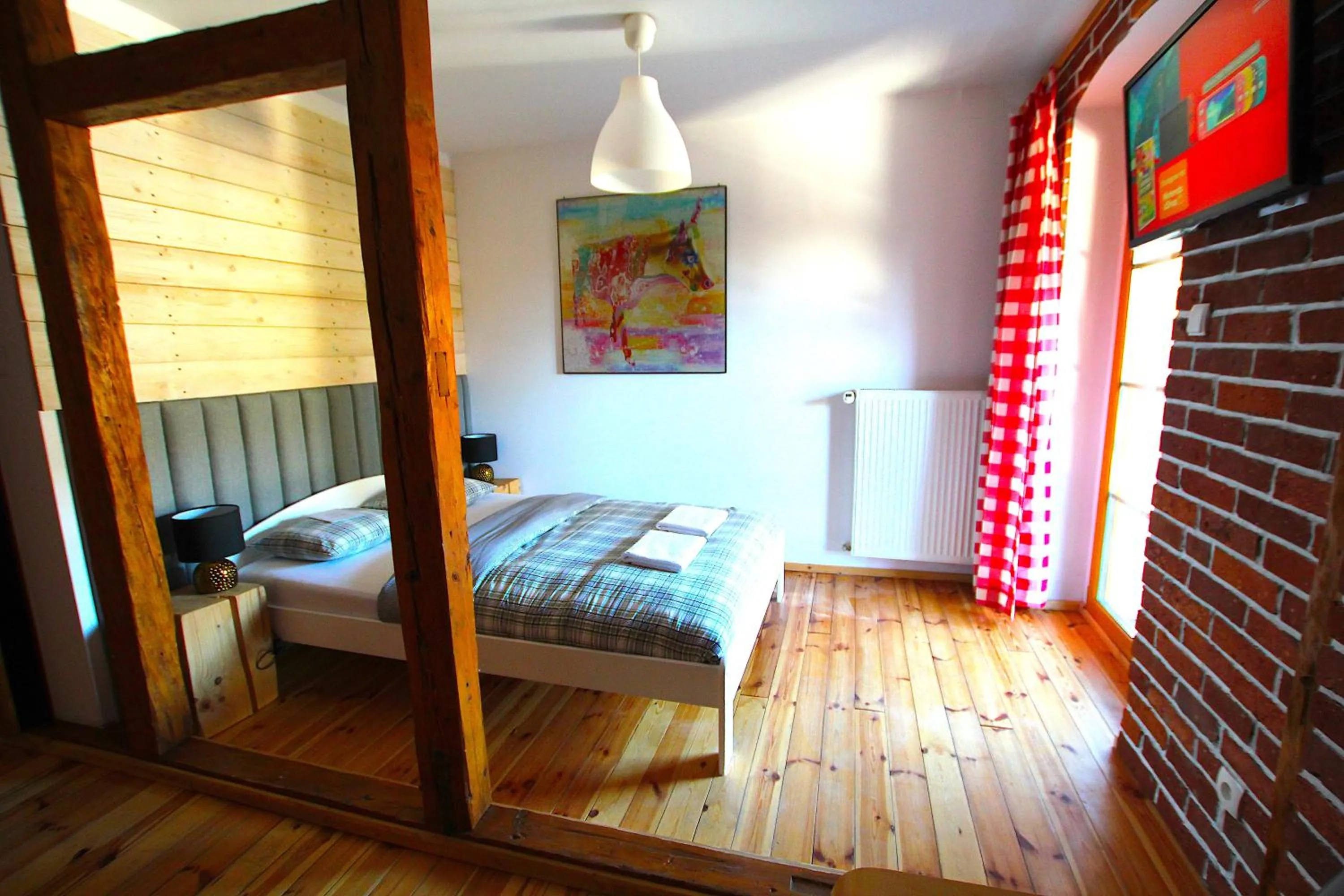 Bedroom, Bed in BORSZÓWKA Dom Nad Potokiem - Pensjonat