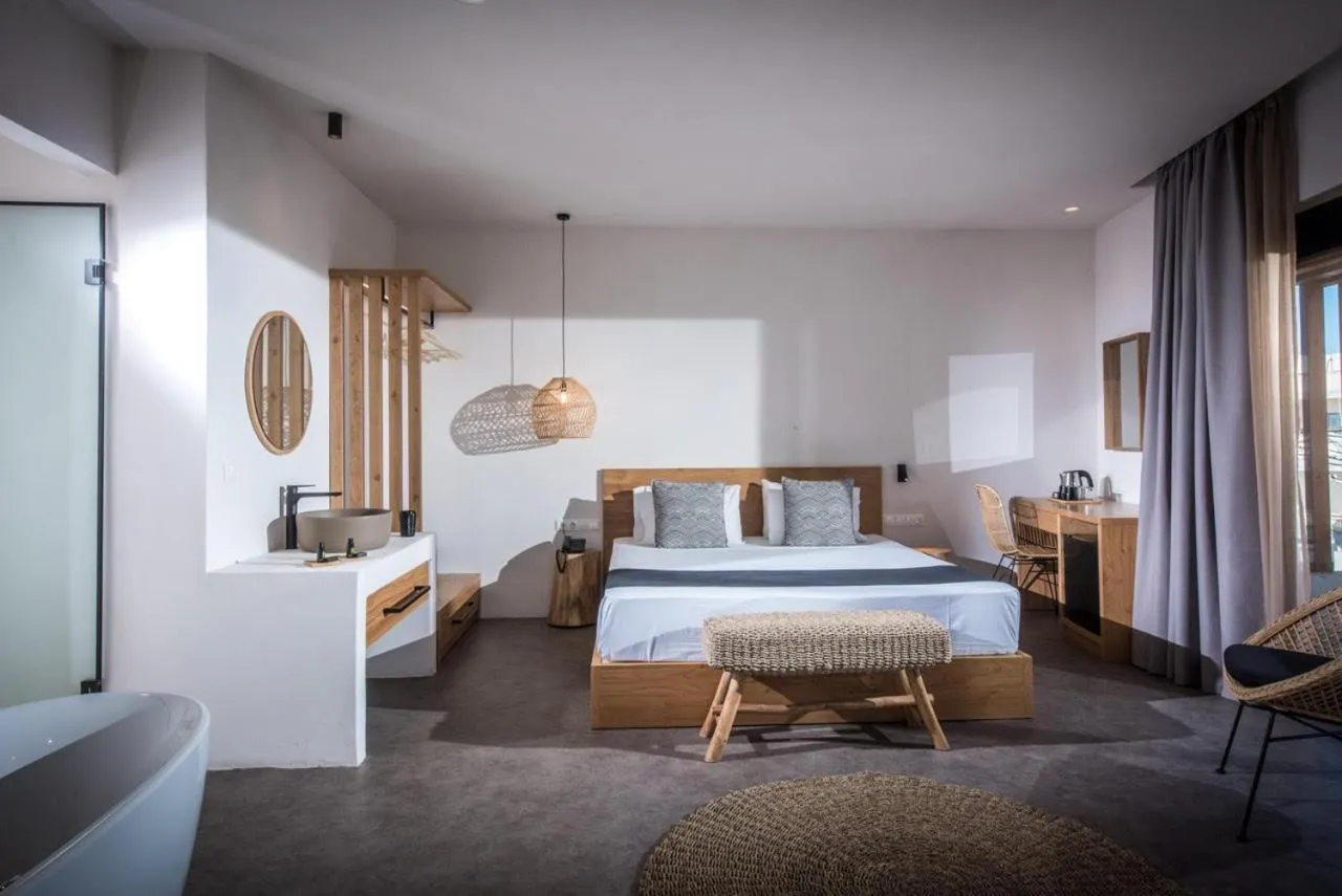 Bed in Indigo Inn Casa Adults Only