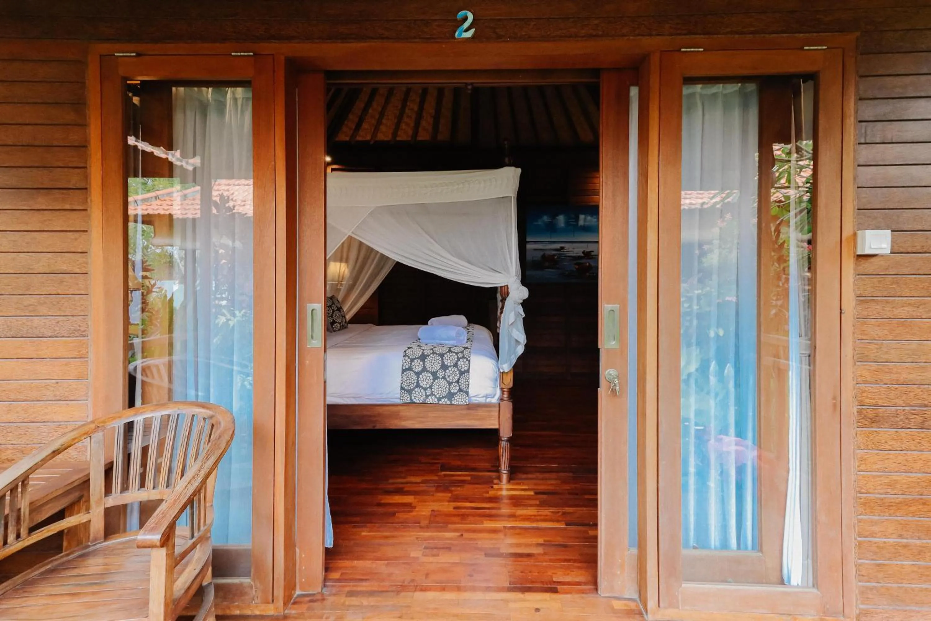 Bedroom, Bed in The Lavana Jhonny Kibung Villas Lembongan