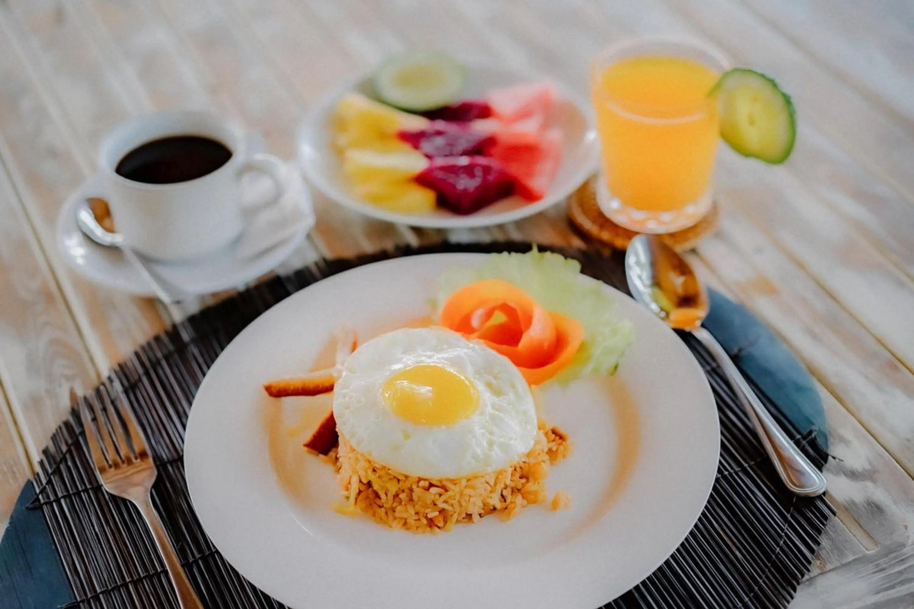 Breakfast in The Lavana Jhonny Kibung Villas Lembongan