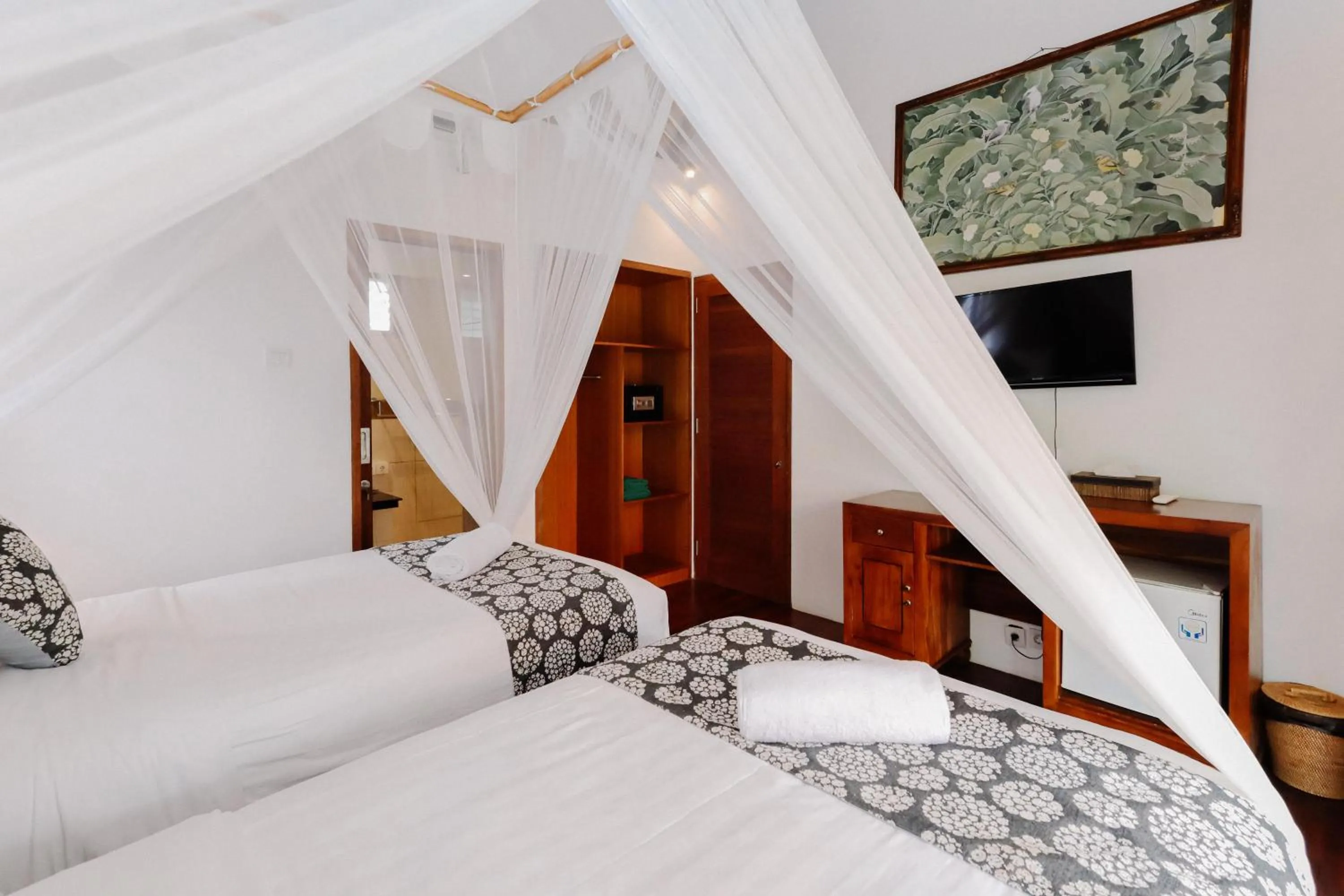 Bedroom, Bed in The Lavana Jhonny Kibung Villas Lembongan