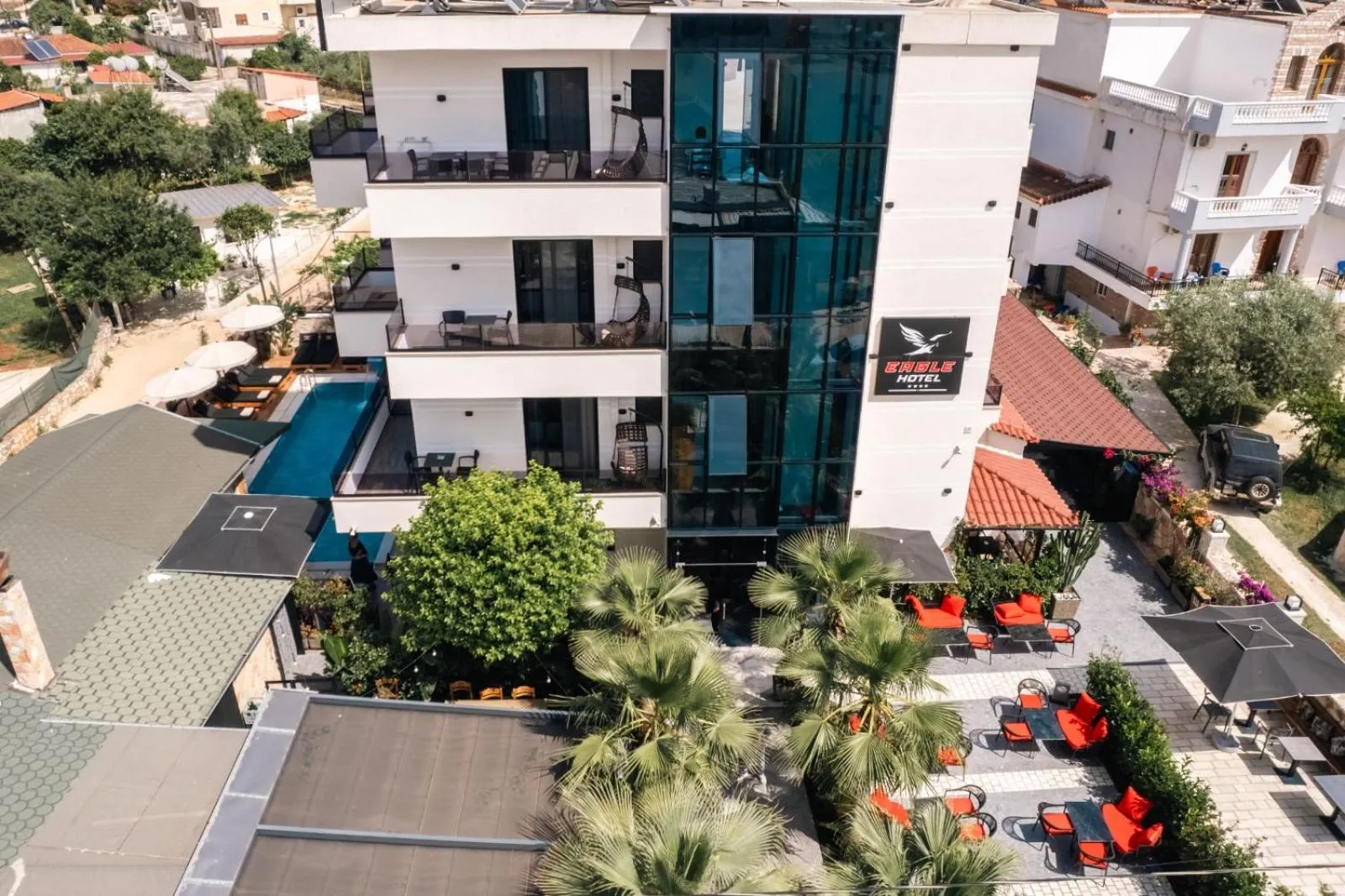 Property building in Hotel Eagle