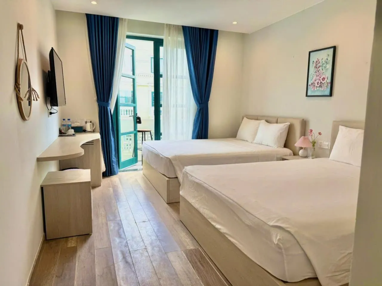 Bed in Minh Anh Hotel