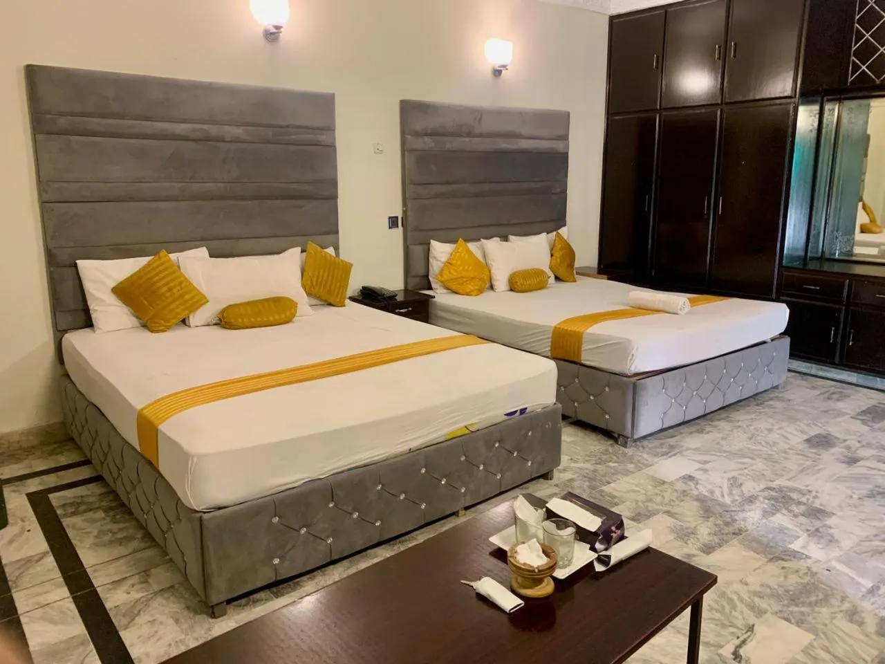 Bed in Hotel Royal Grand