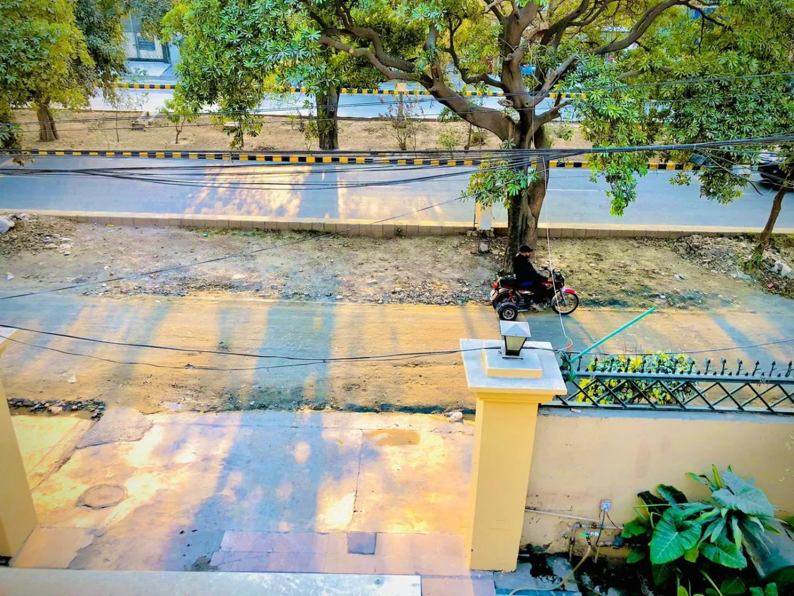 Quiet street view in Hotel Royal Grand