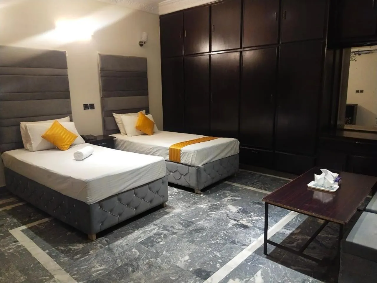 Bed in Hotel Royal Grand