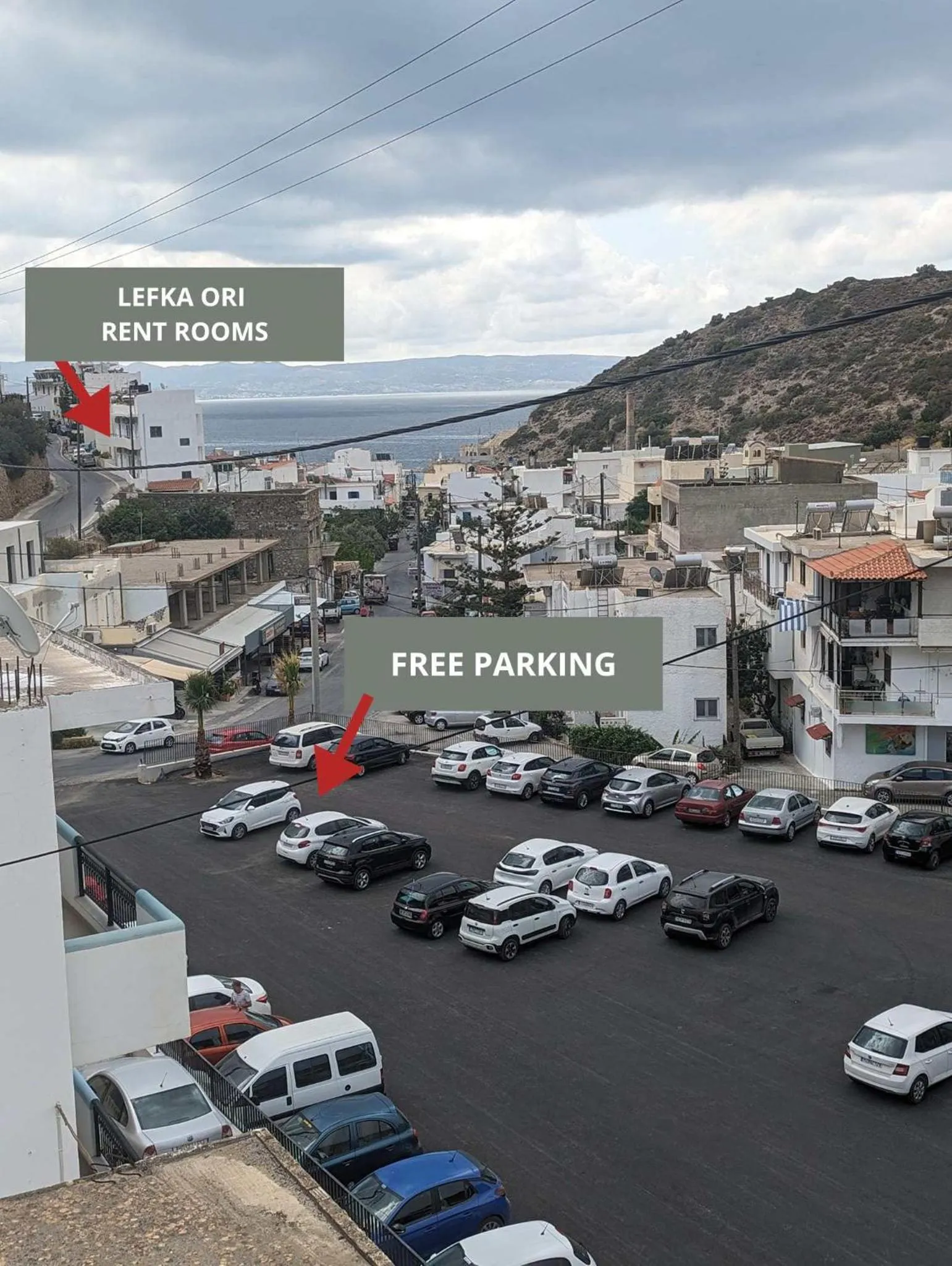 Parking in Lefka Ori - Agia Galini