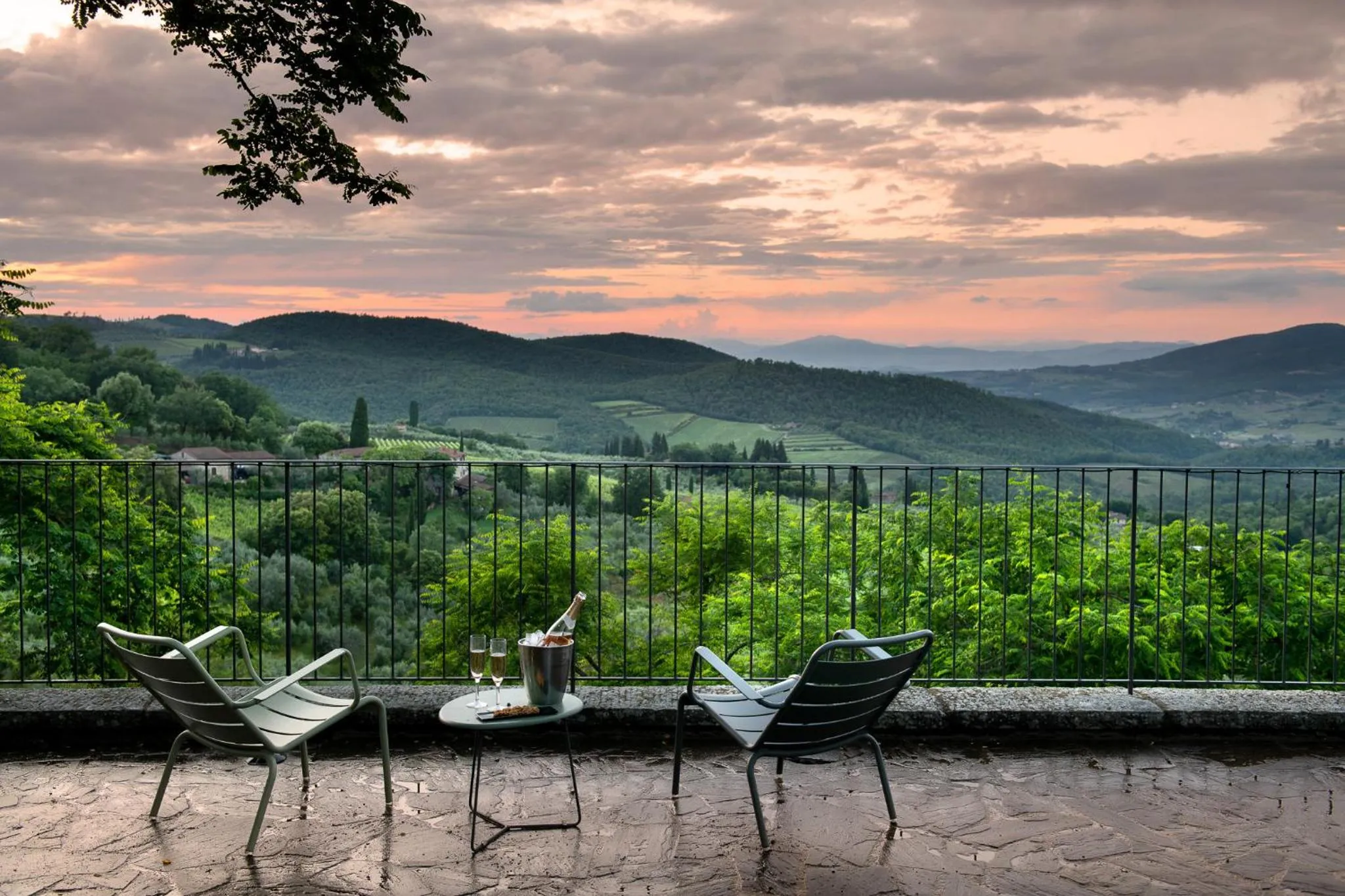 Garden in La Pensione di Vignamaggio