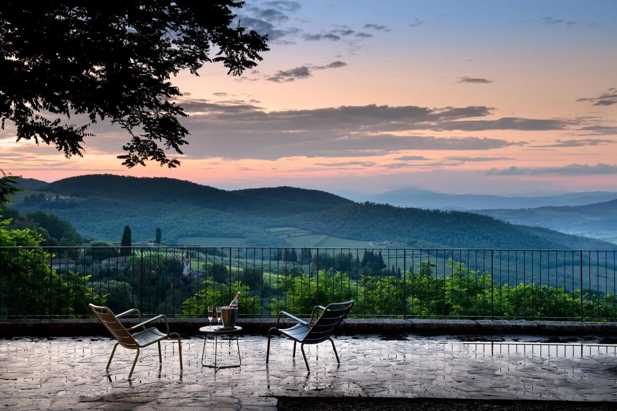 Garden in La Pensione di Vignamaggio