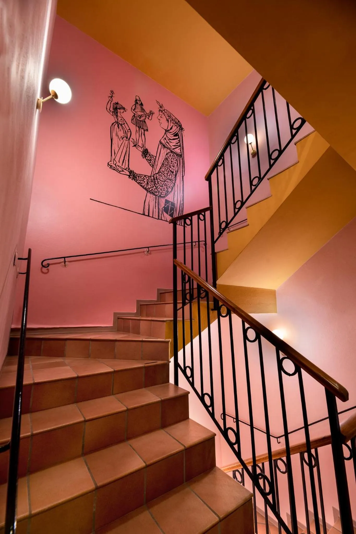 Decorative detail in La Pensione di Vignamaggio