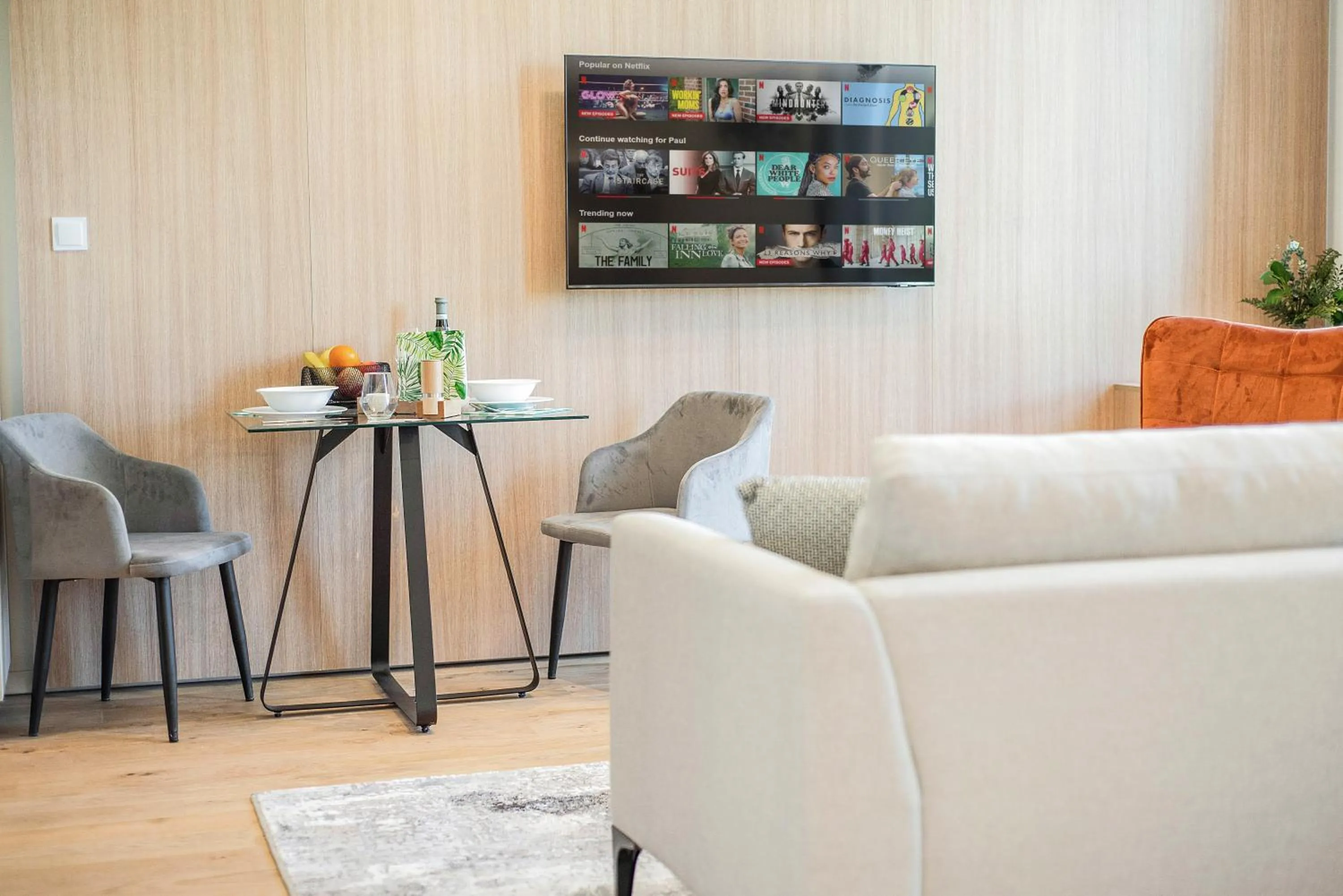 Living room in BRIGHT: Rosenheim Aicherpark