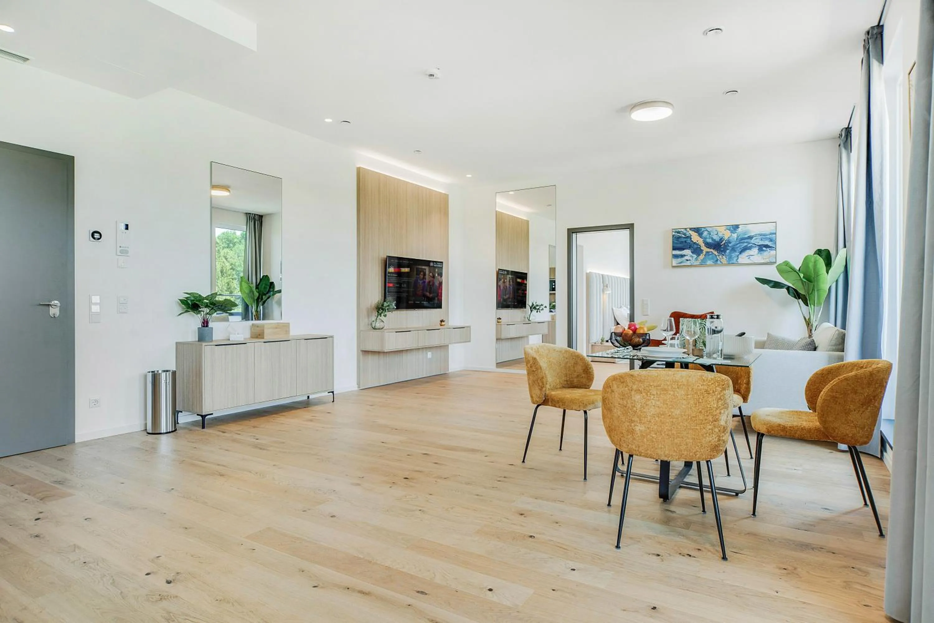 Living room in BRIGHT: Rosenheim Aicherpark