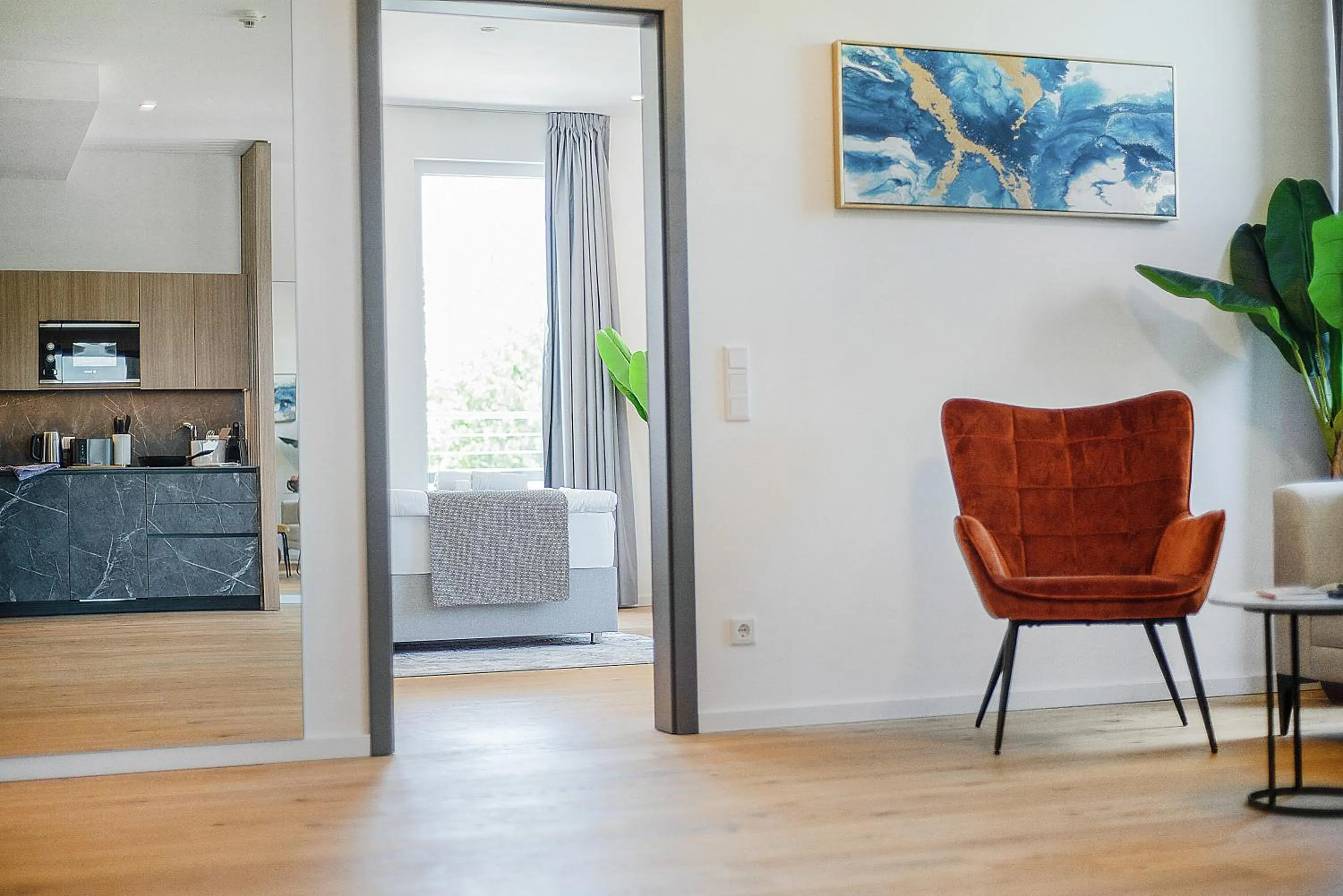 Living room in BRIGHT: Rosenheim Aicherpark