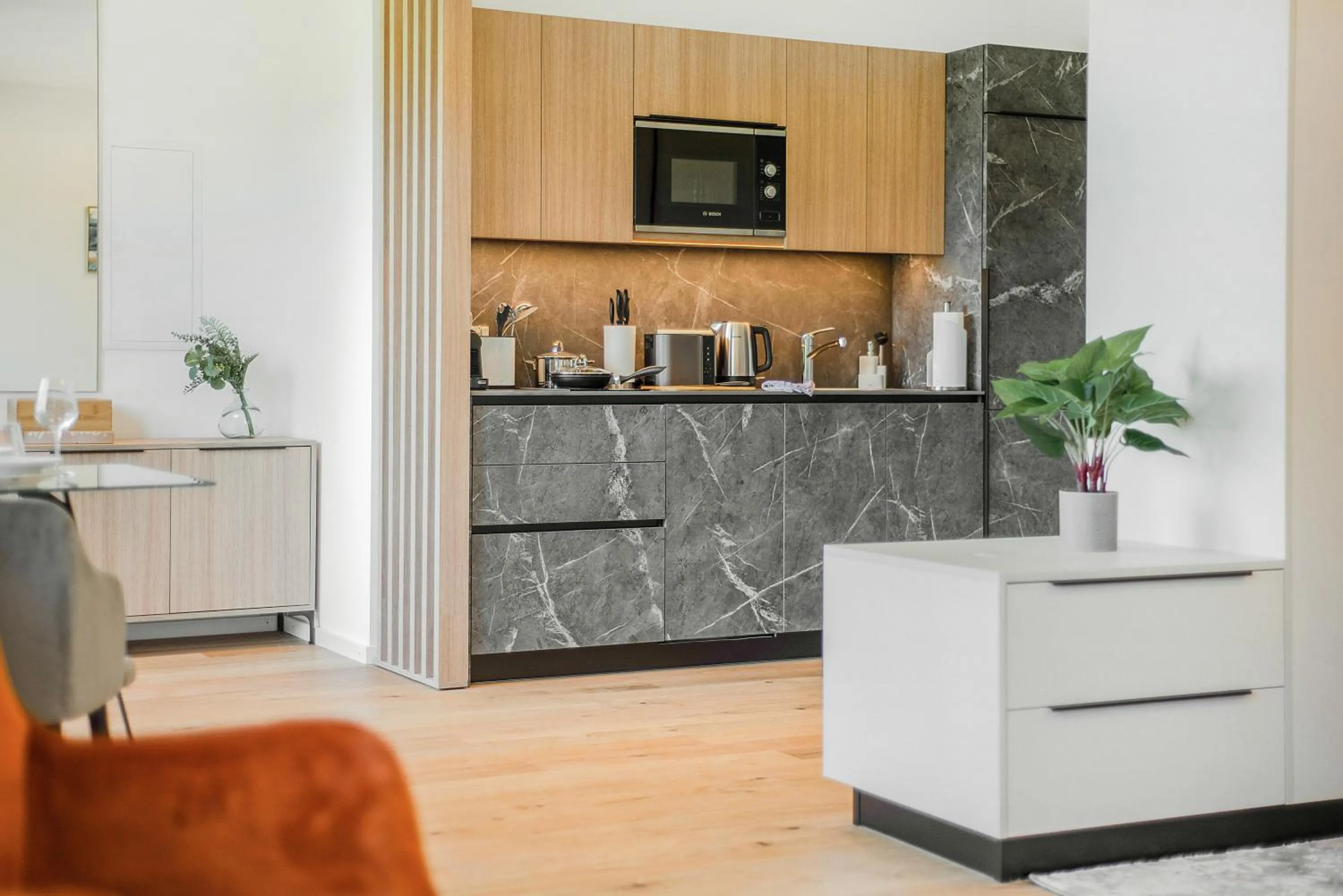 Kitchen or kitchenette in BRIGHT: Rosenheim Aicherpark