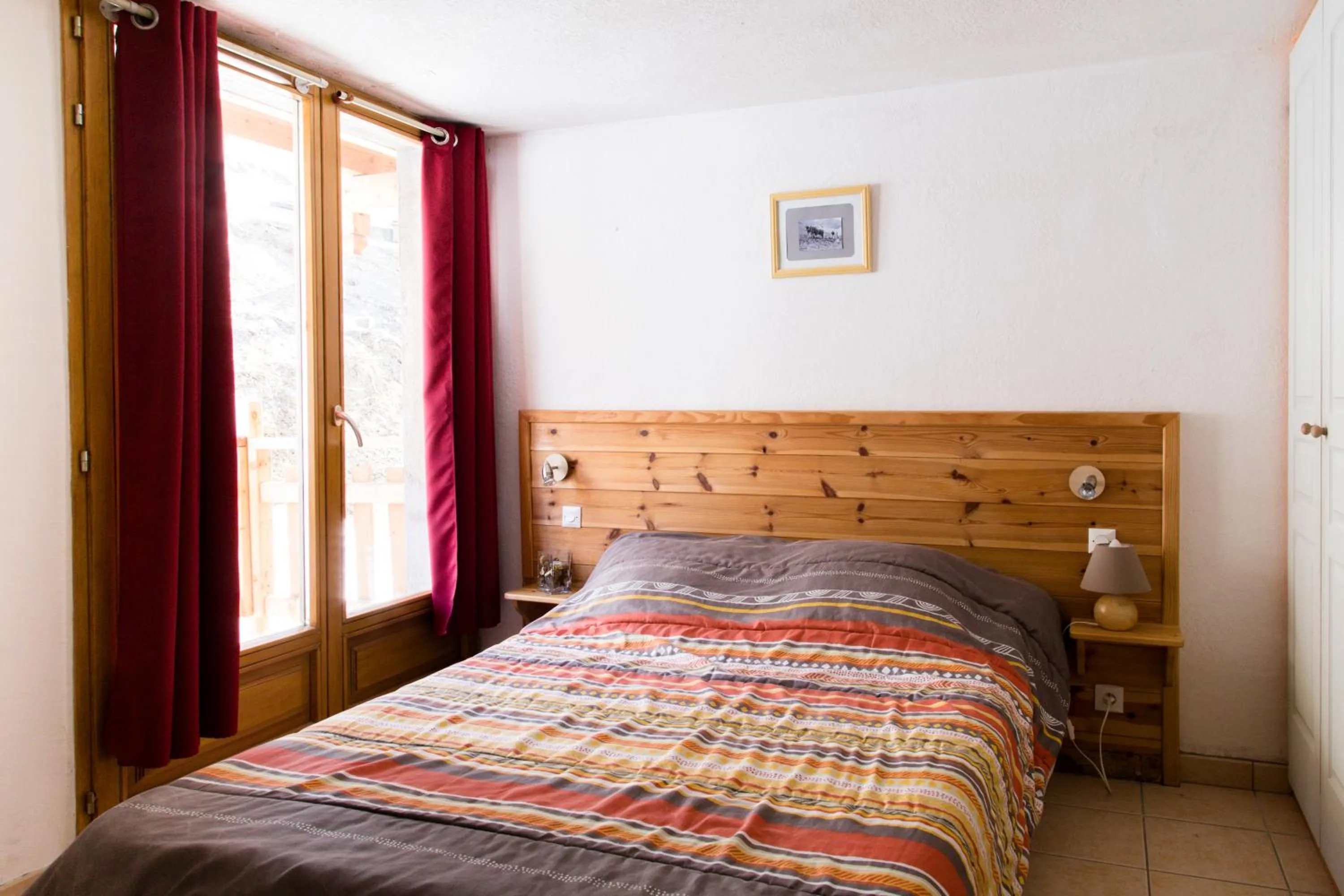 Bed in Gîte Chalet La Vie Sauvage