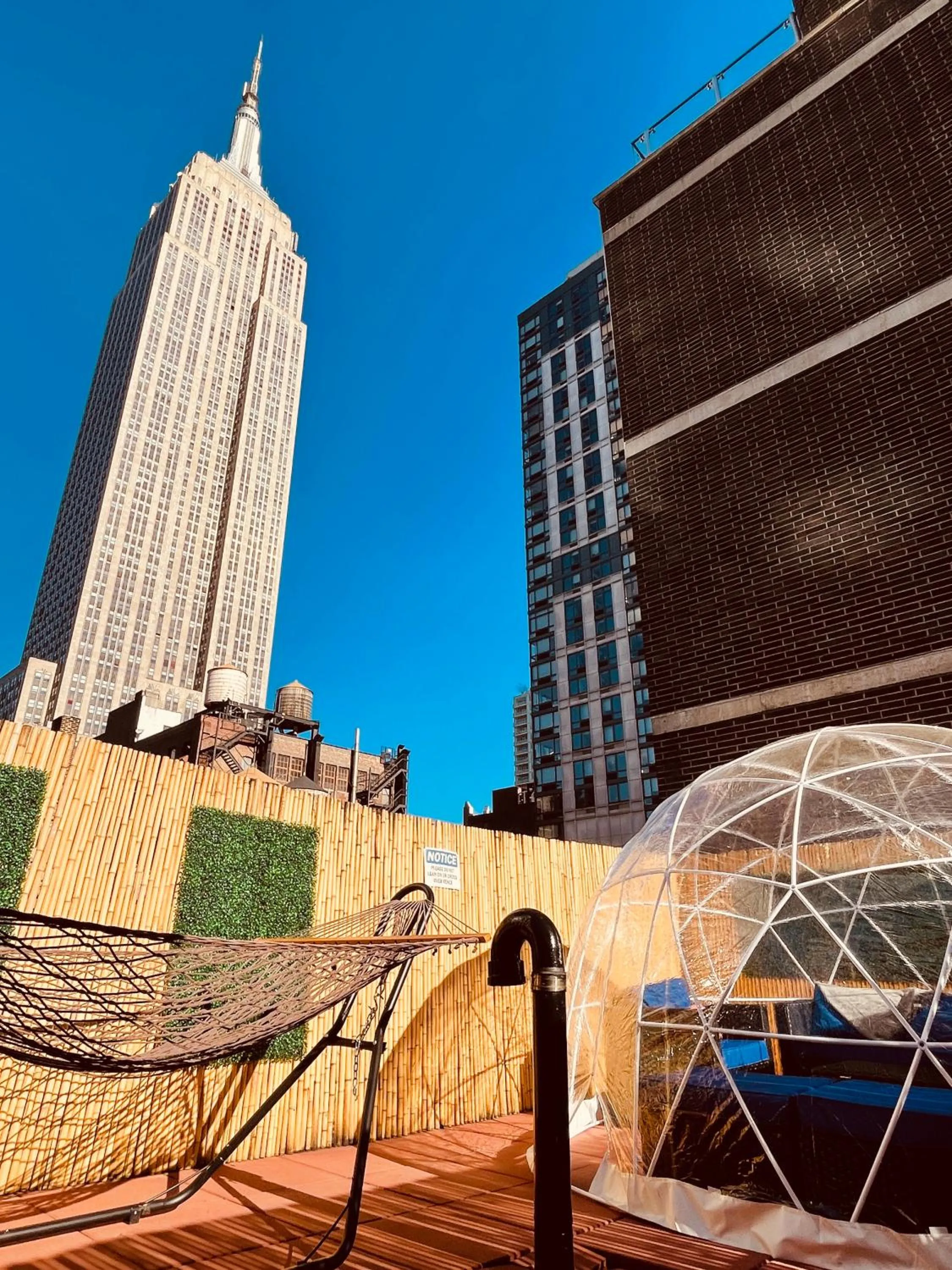 Hotel and the City, Rooftop City View