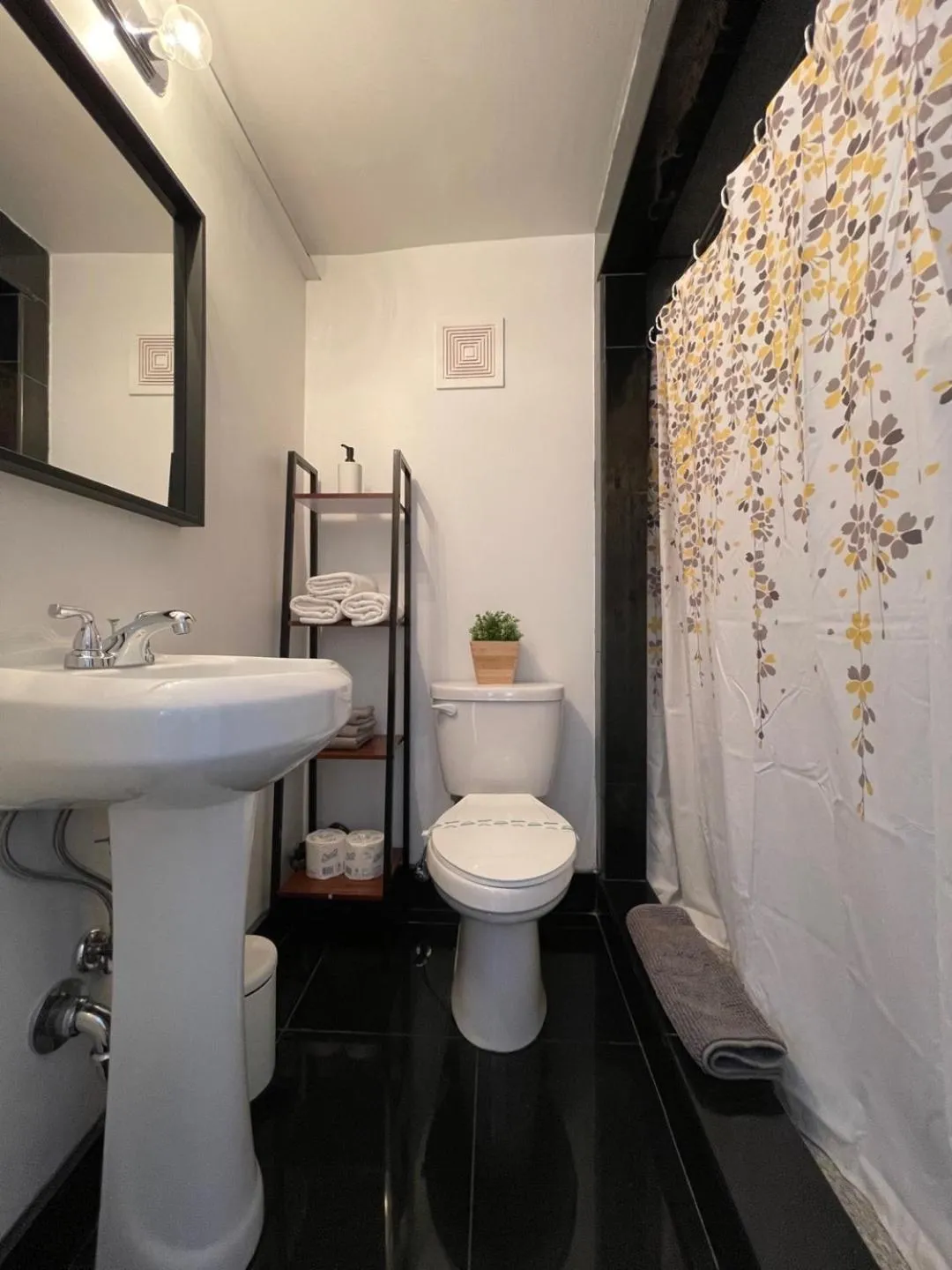 Shower in Hotel and the City, Rooftop City View