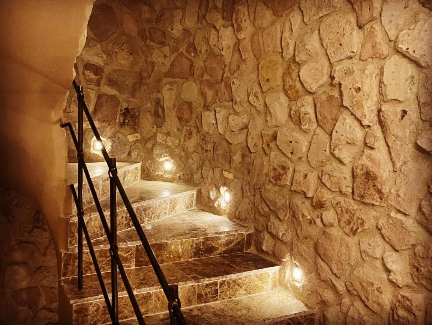 Facade/entrance in Ala Stone House