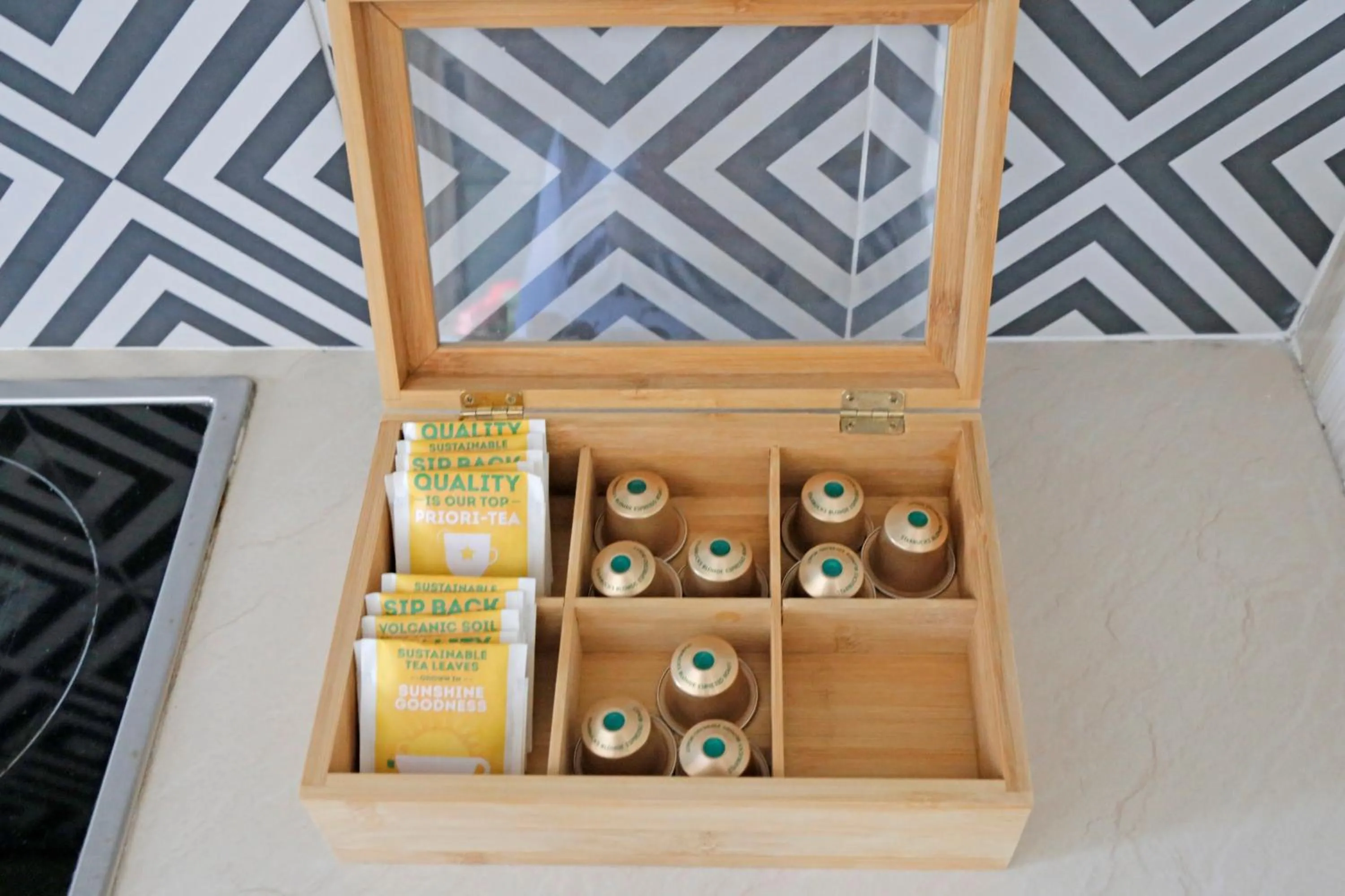 Coffee/tea facilities in Oliva Holiday Homes