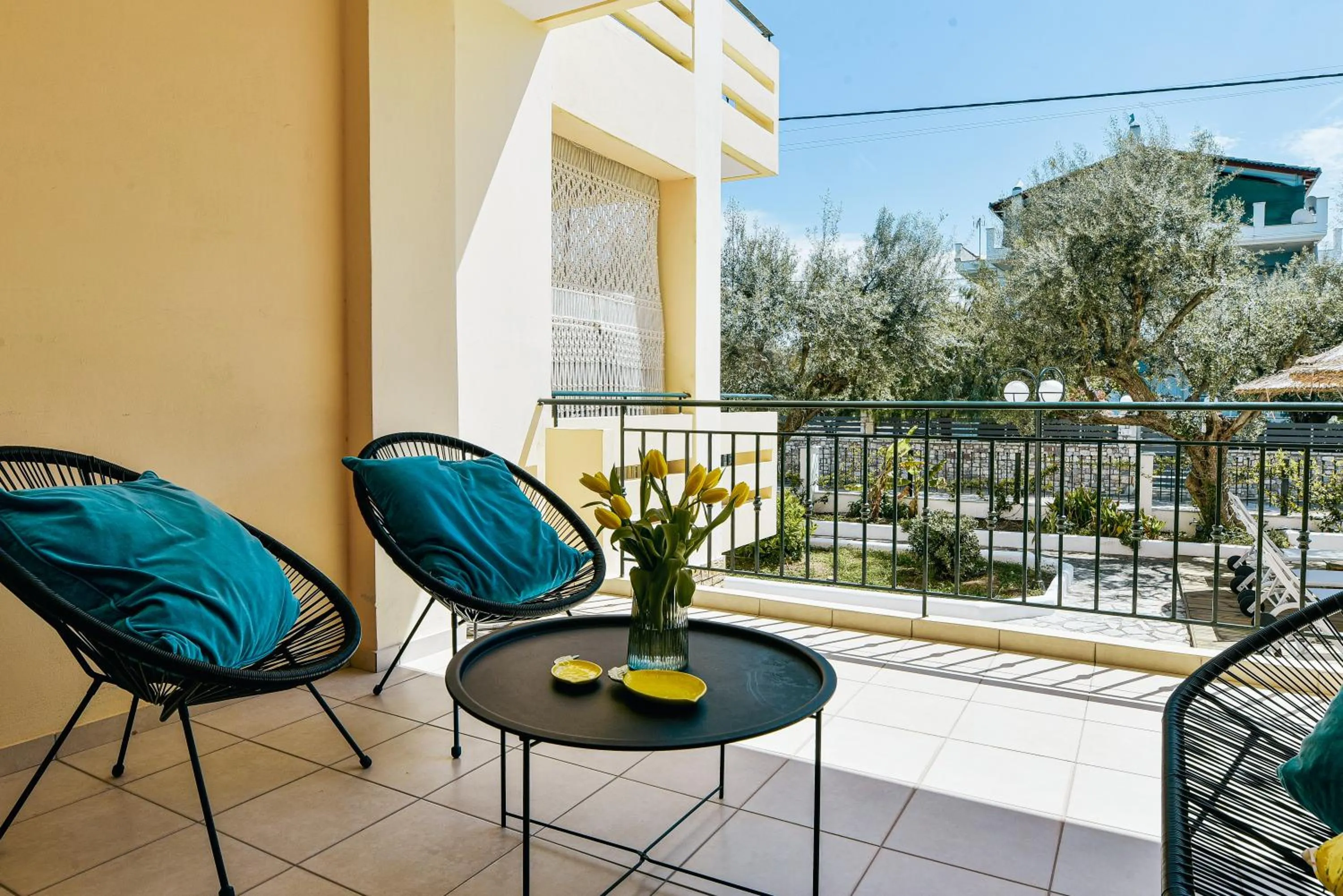 Balcony/Terrace in Oliva Holiday Homes