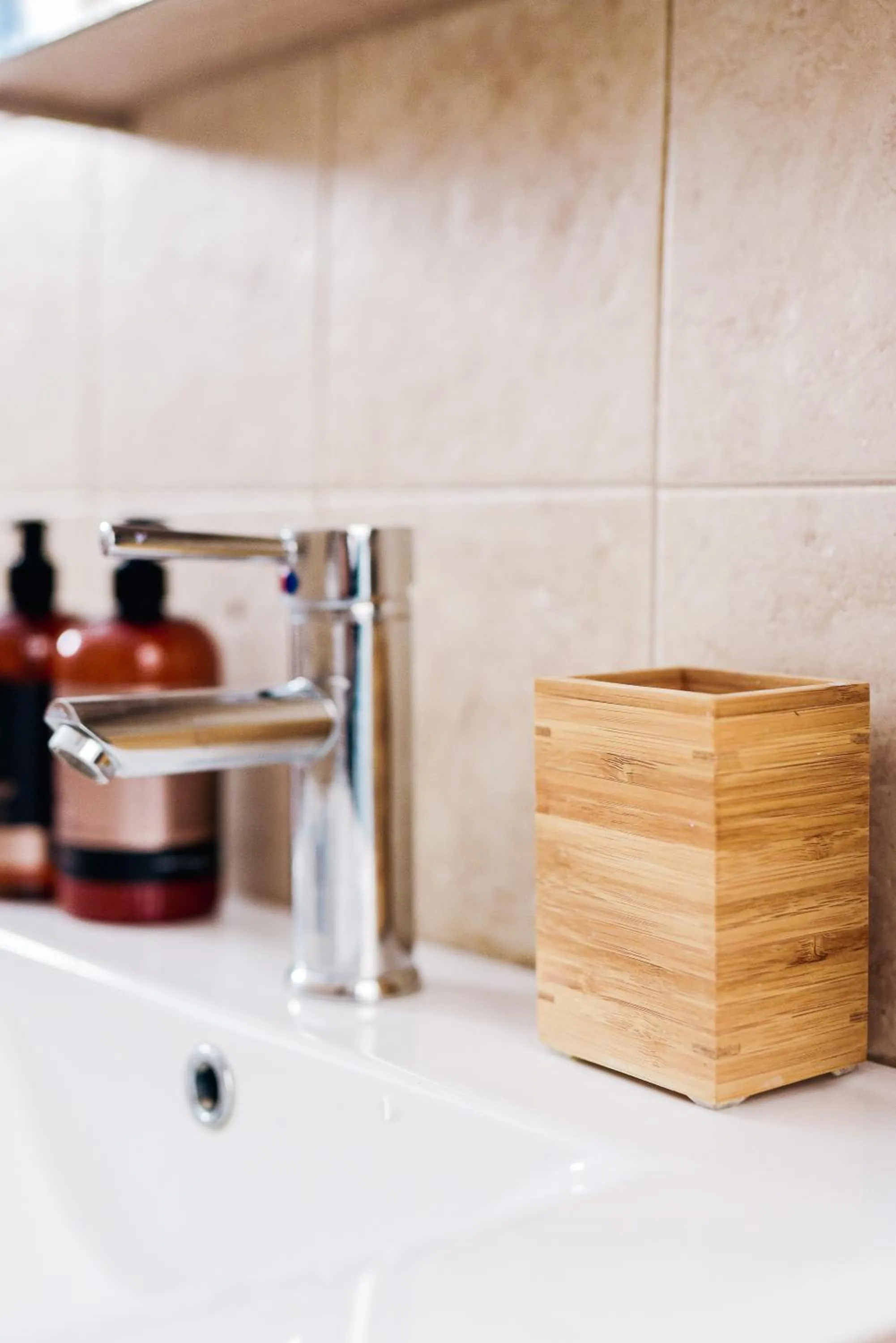 Bathroom in Oliva Holiday Homes