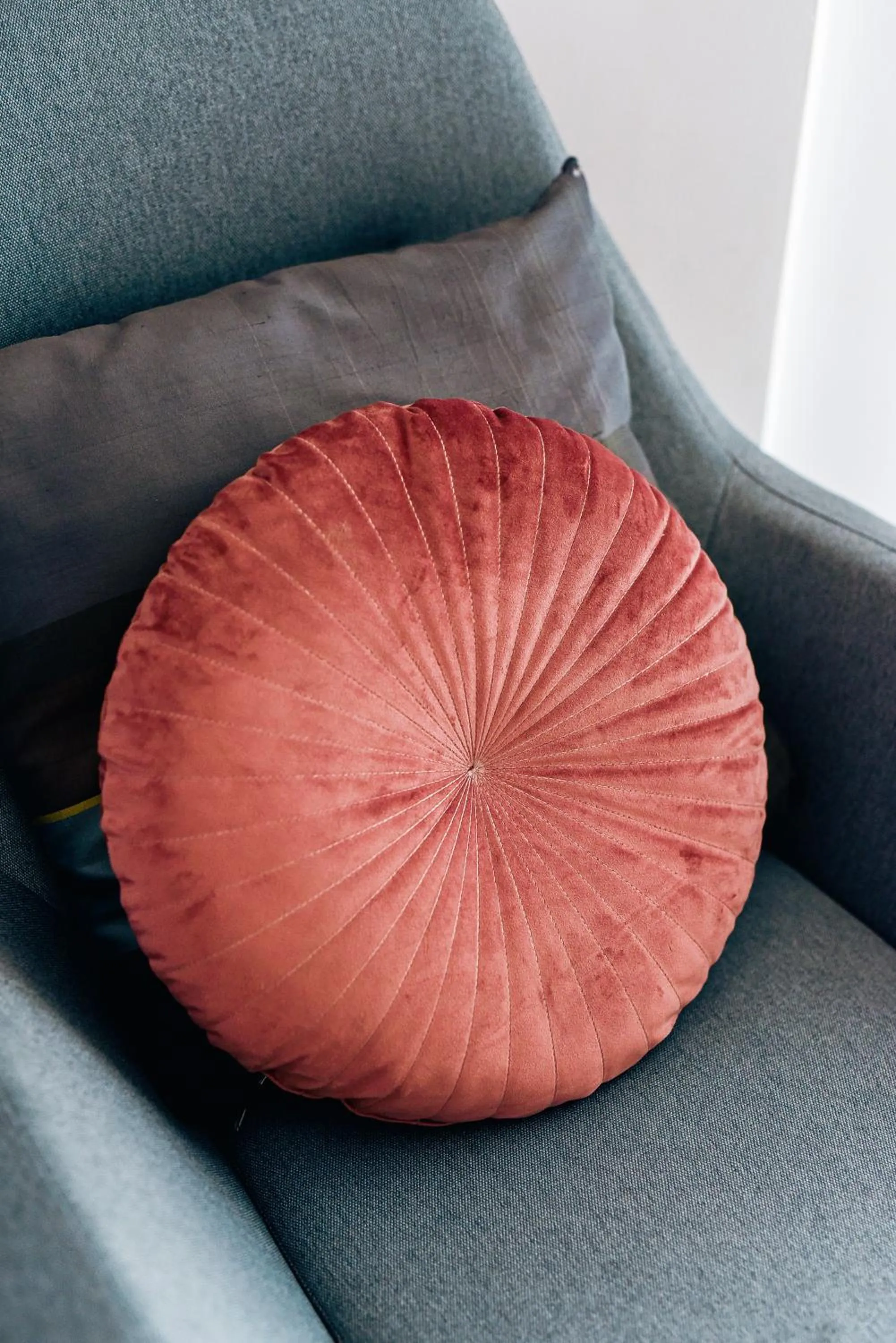 Seating area in Oliva Holiday Homes