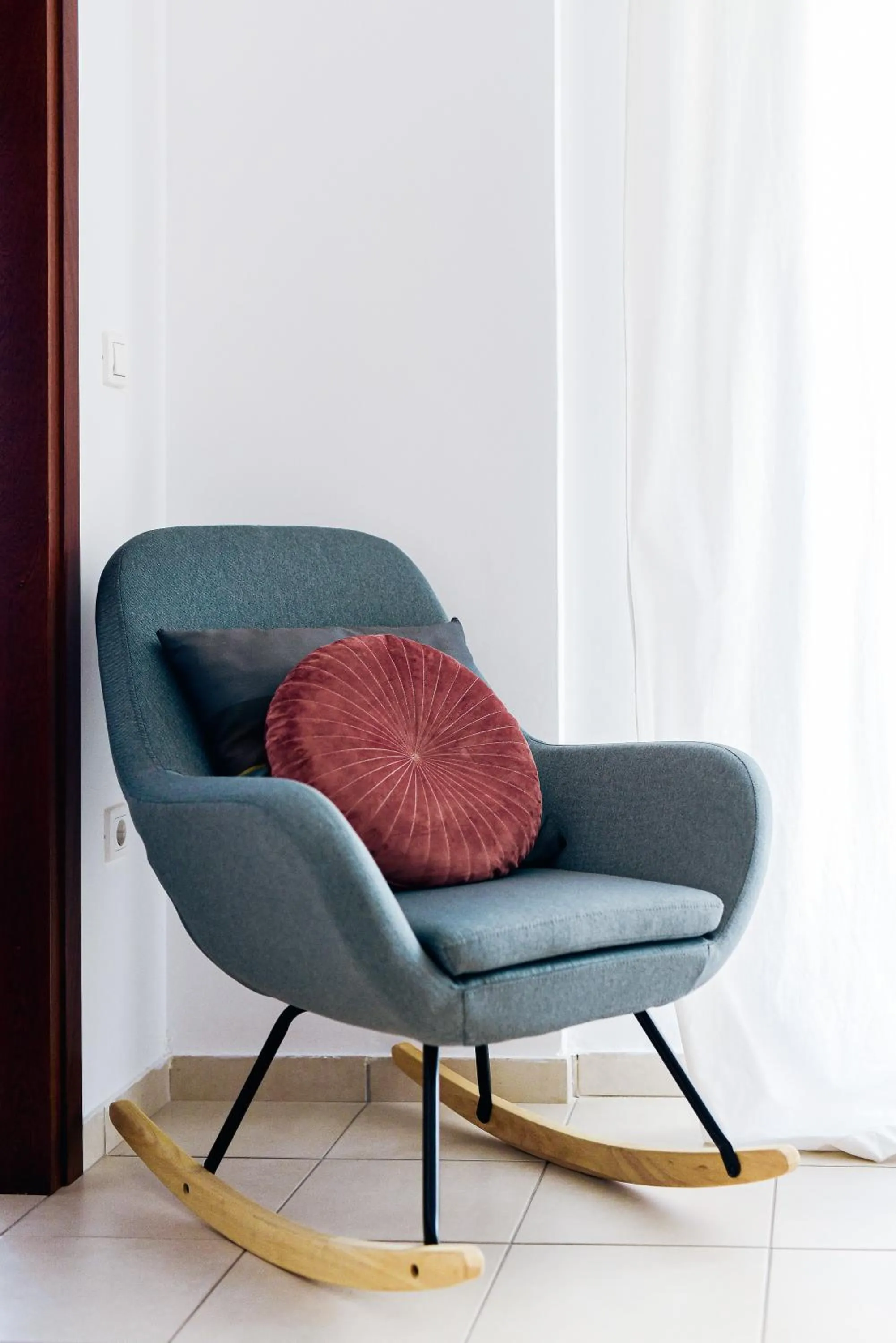 Seating area in Oliva Holiday Homes