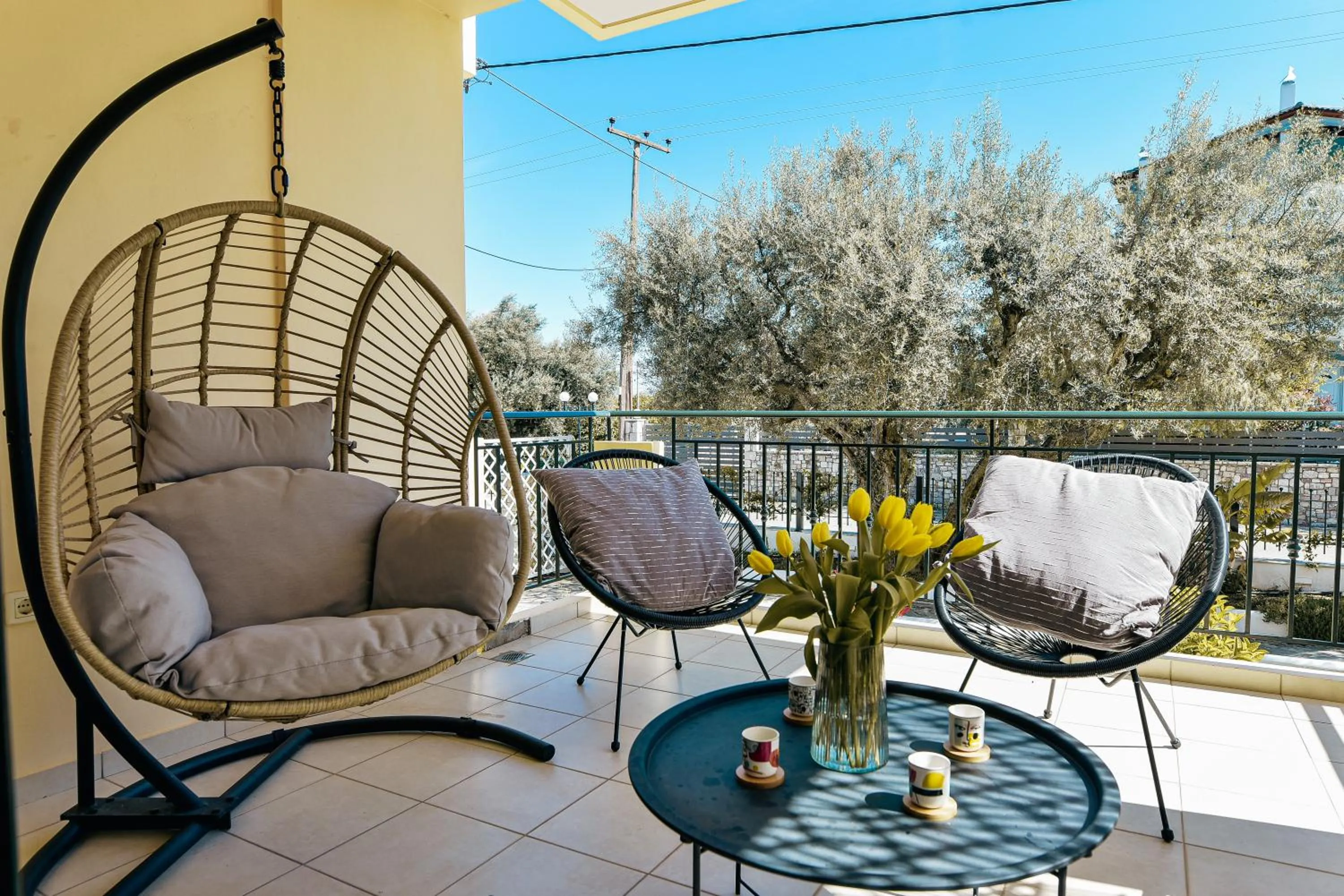 Balcony/Terrace in Oliva Holiday Homes