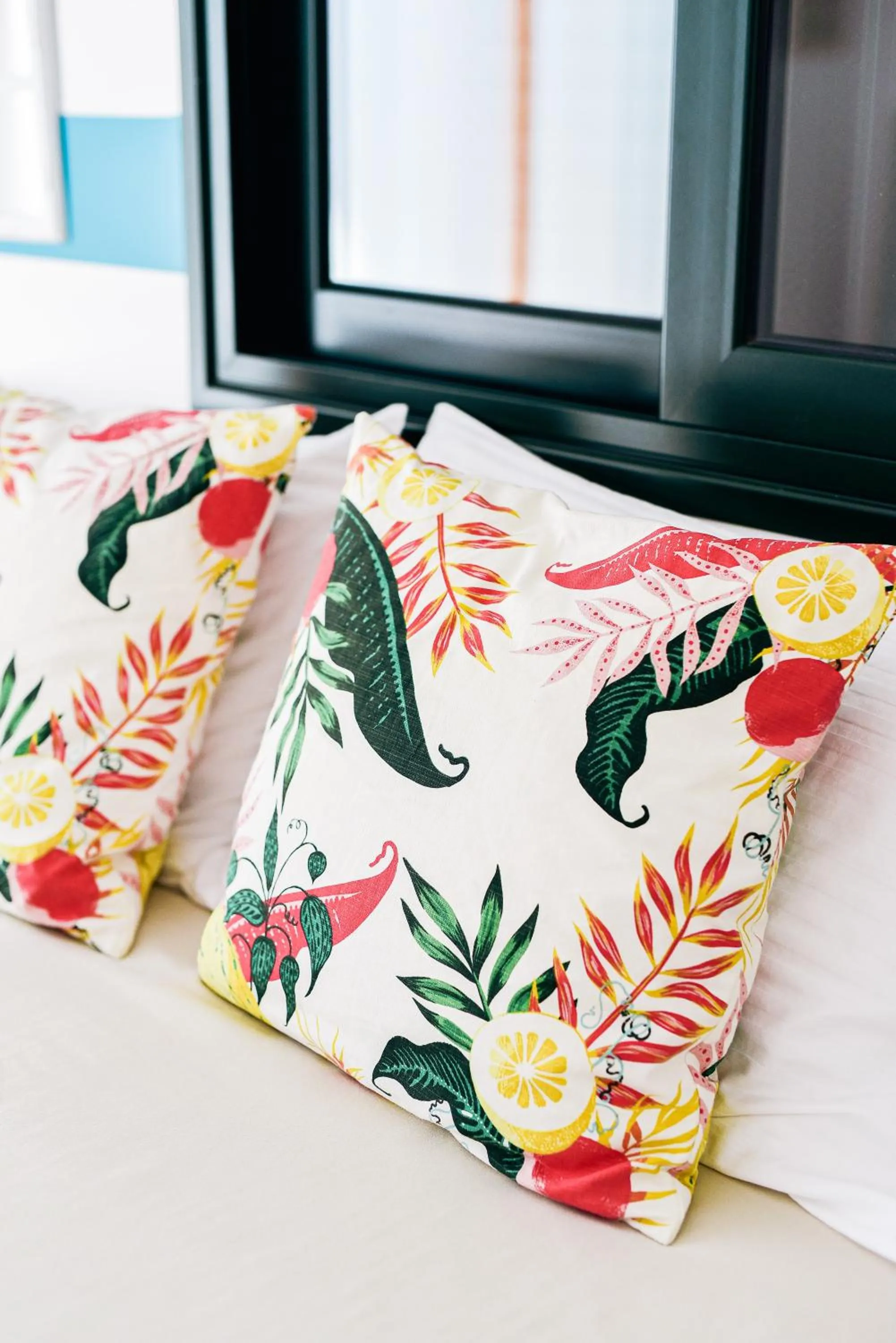 Decorative detail, Bed in Oliva Holiday Homes