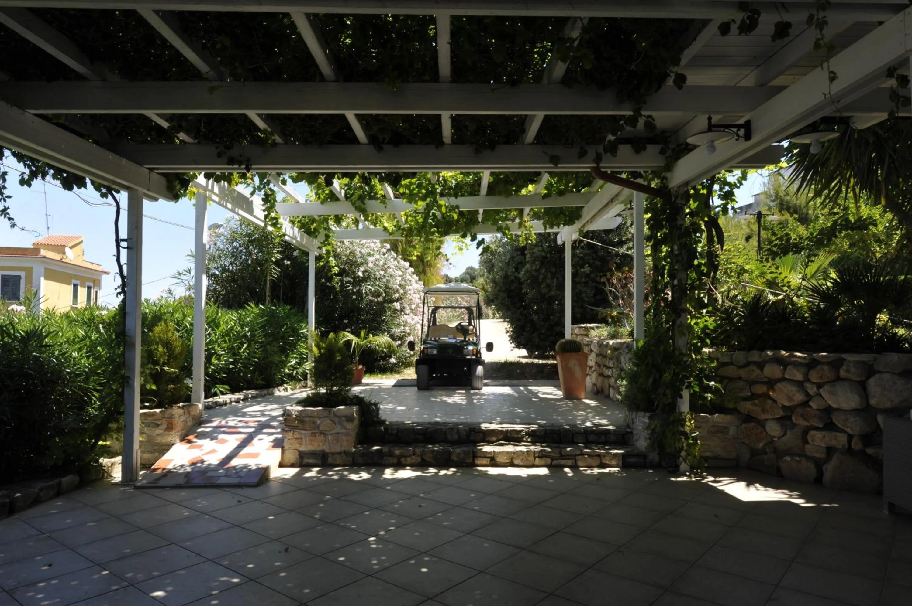 Patio in Albergo Villa Vittoria