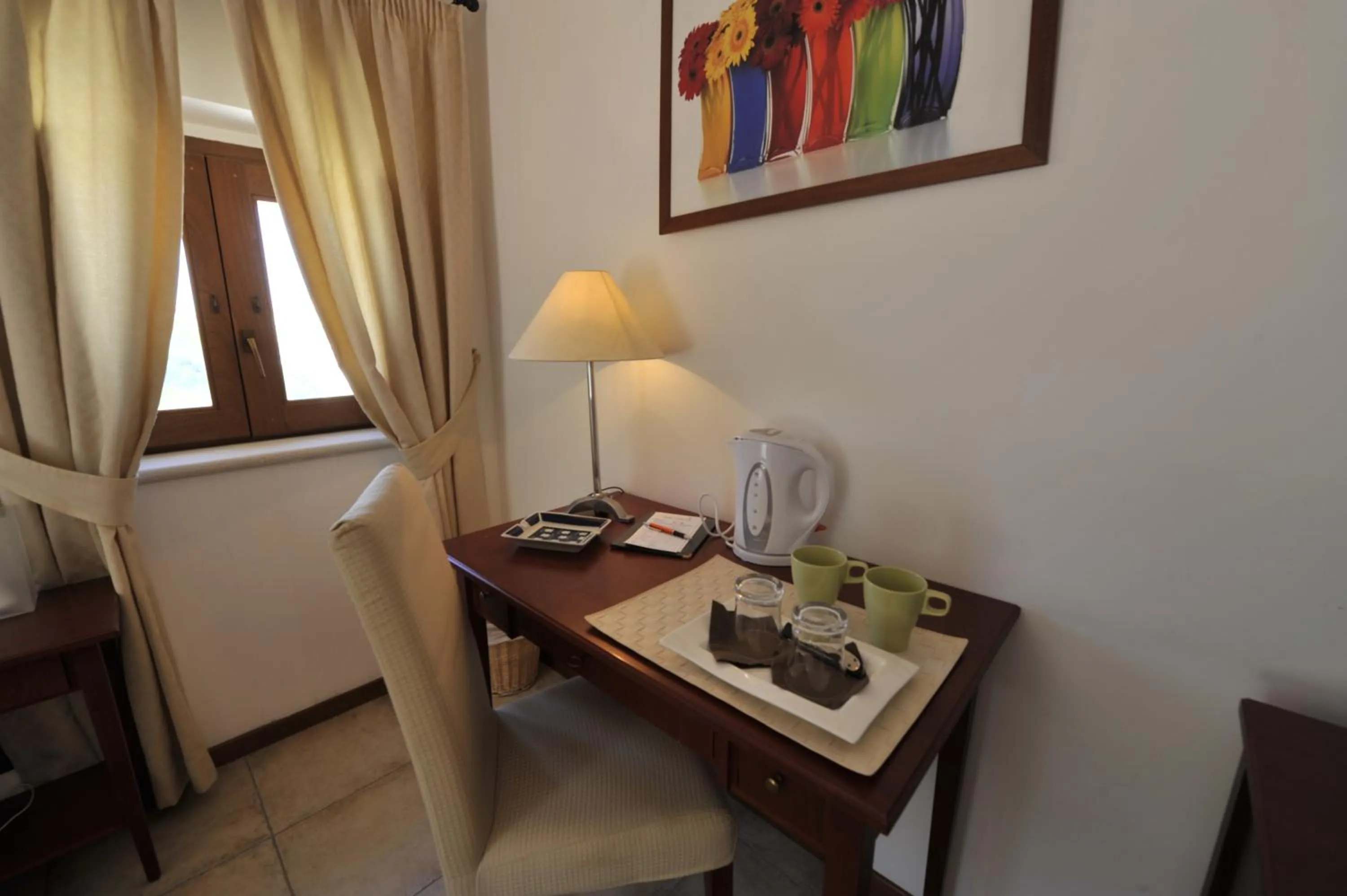 Decorative detail in Albergo Villa Vittoria