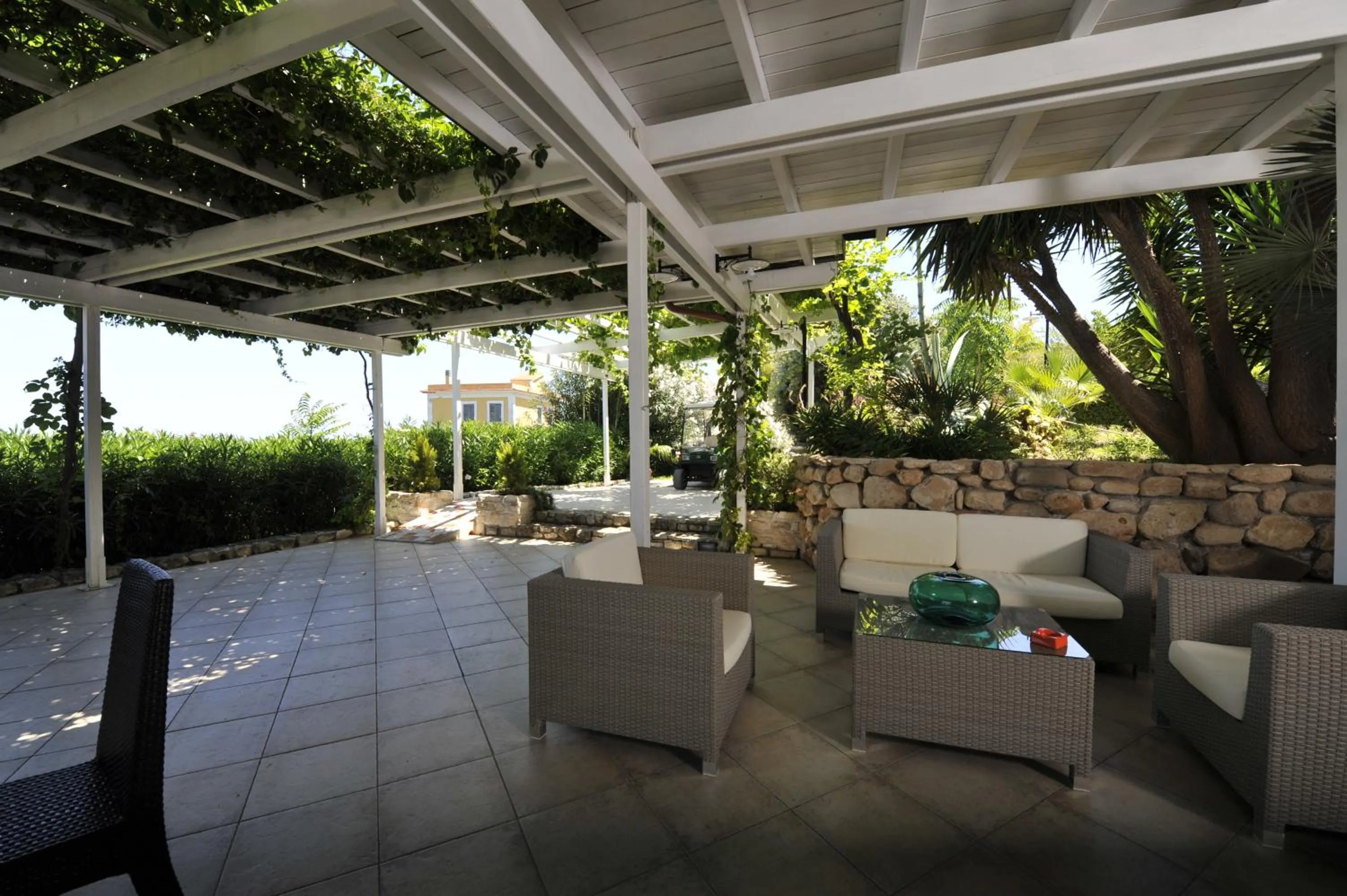 Patio in Albergo Villa Vittoria