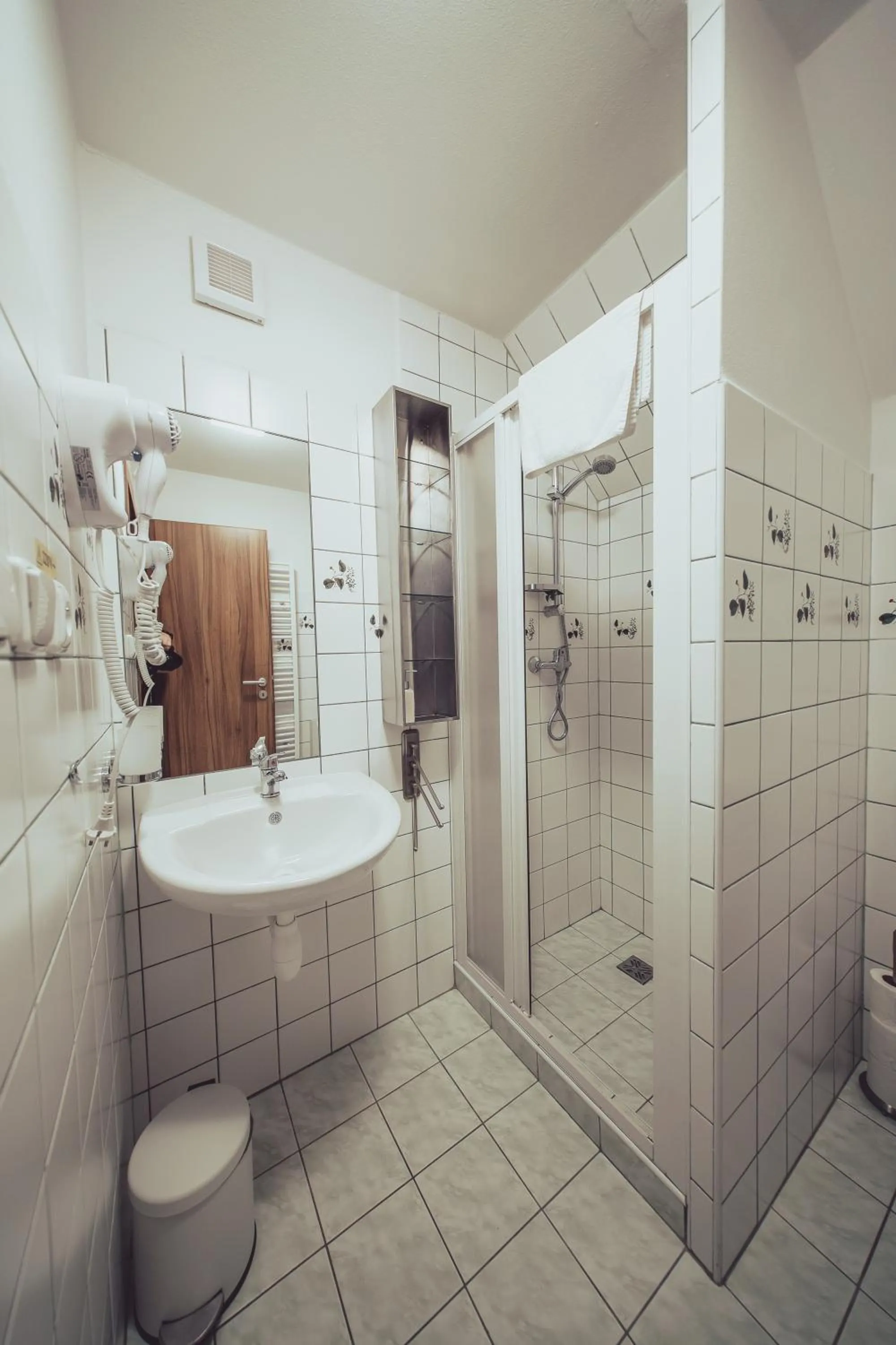 Shower in Hotel Hospodářský dvůr Bohuslavice