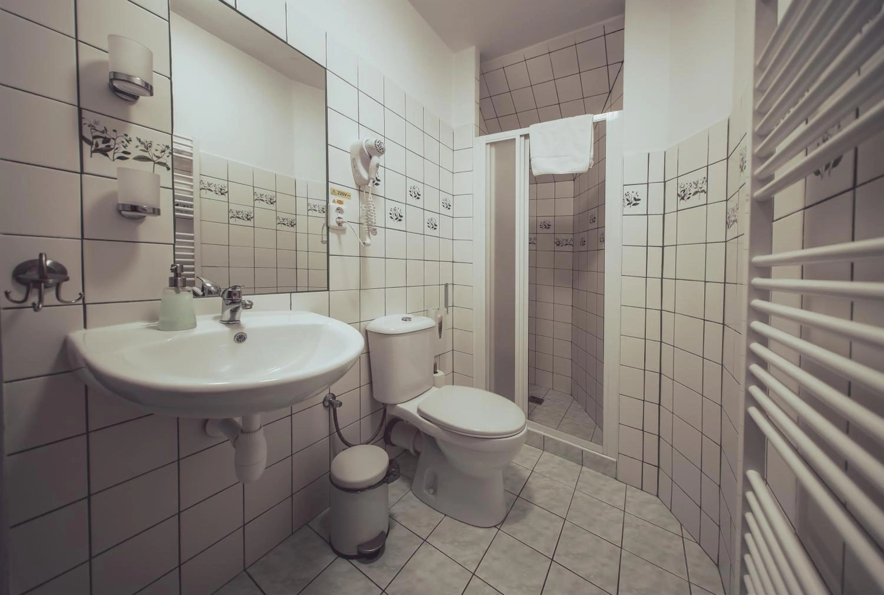 Bathroom in Hotel Hospodářský dvůr Bohuslavice