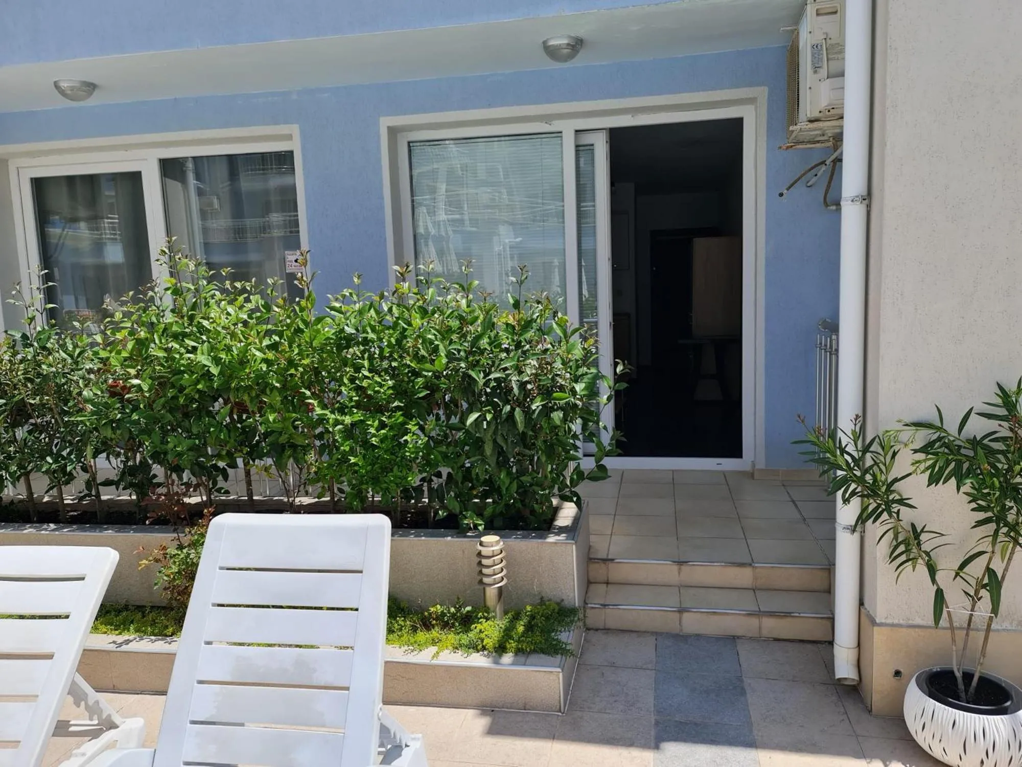 Patio in Sunny Dream Apartments Sunny Beach Bulgarien Sonnenstrand