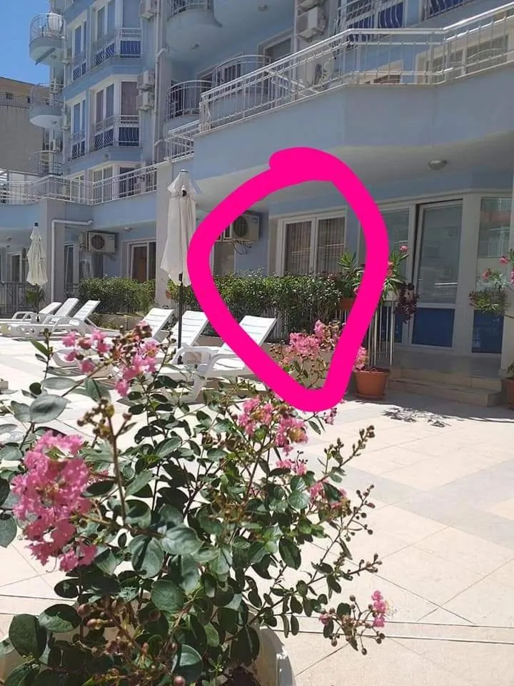 Patio in Sunny Dream Apartments Sunny Beach Bulgarien Sonnenstrand