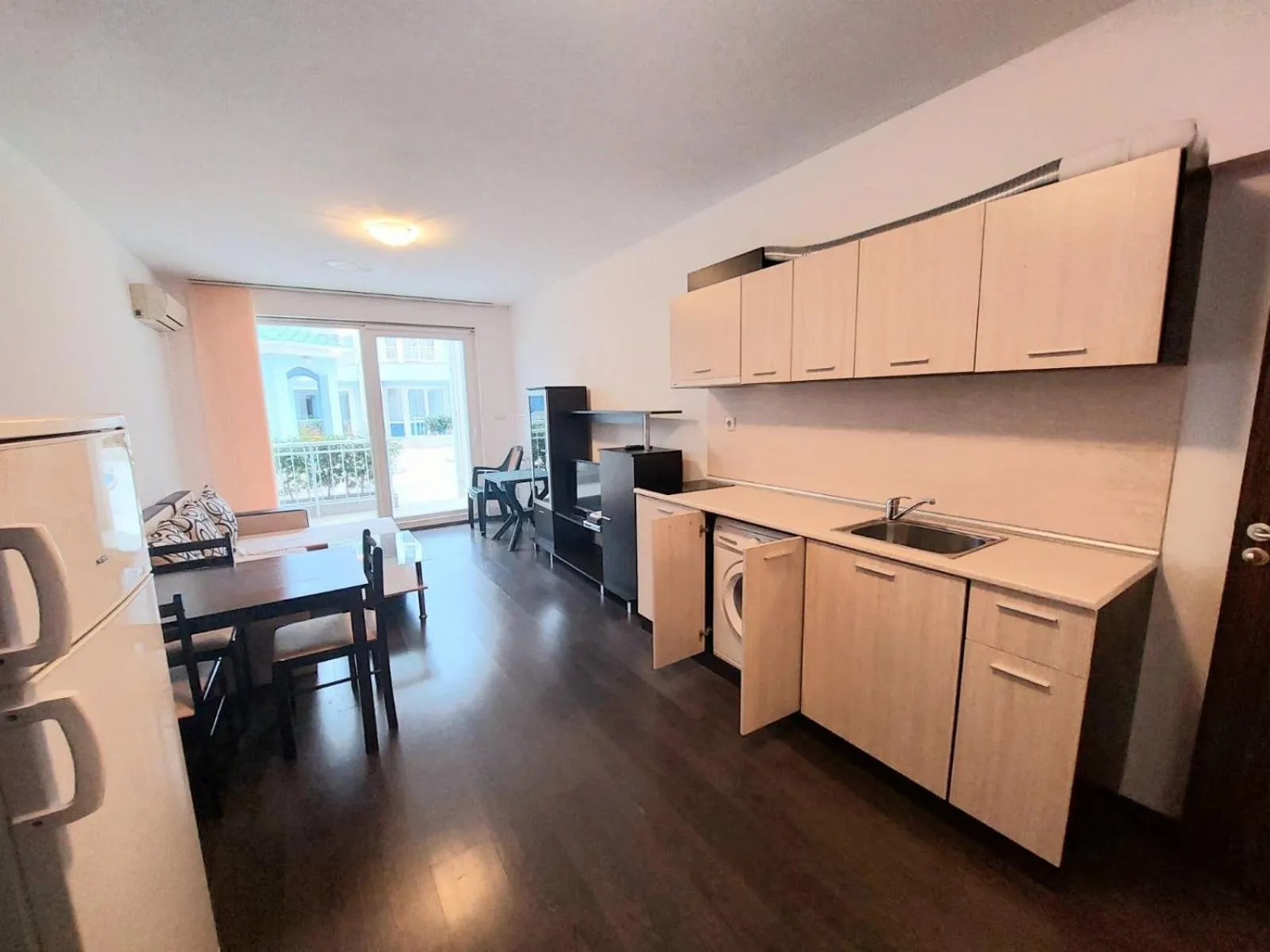 Kitchen or kitchenette in Sunny Dream Apartments Sunny Beach Bulgarien Sonnenstrand