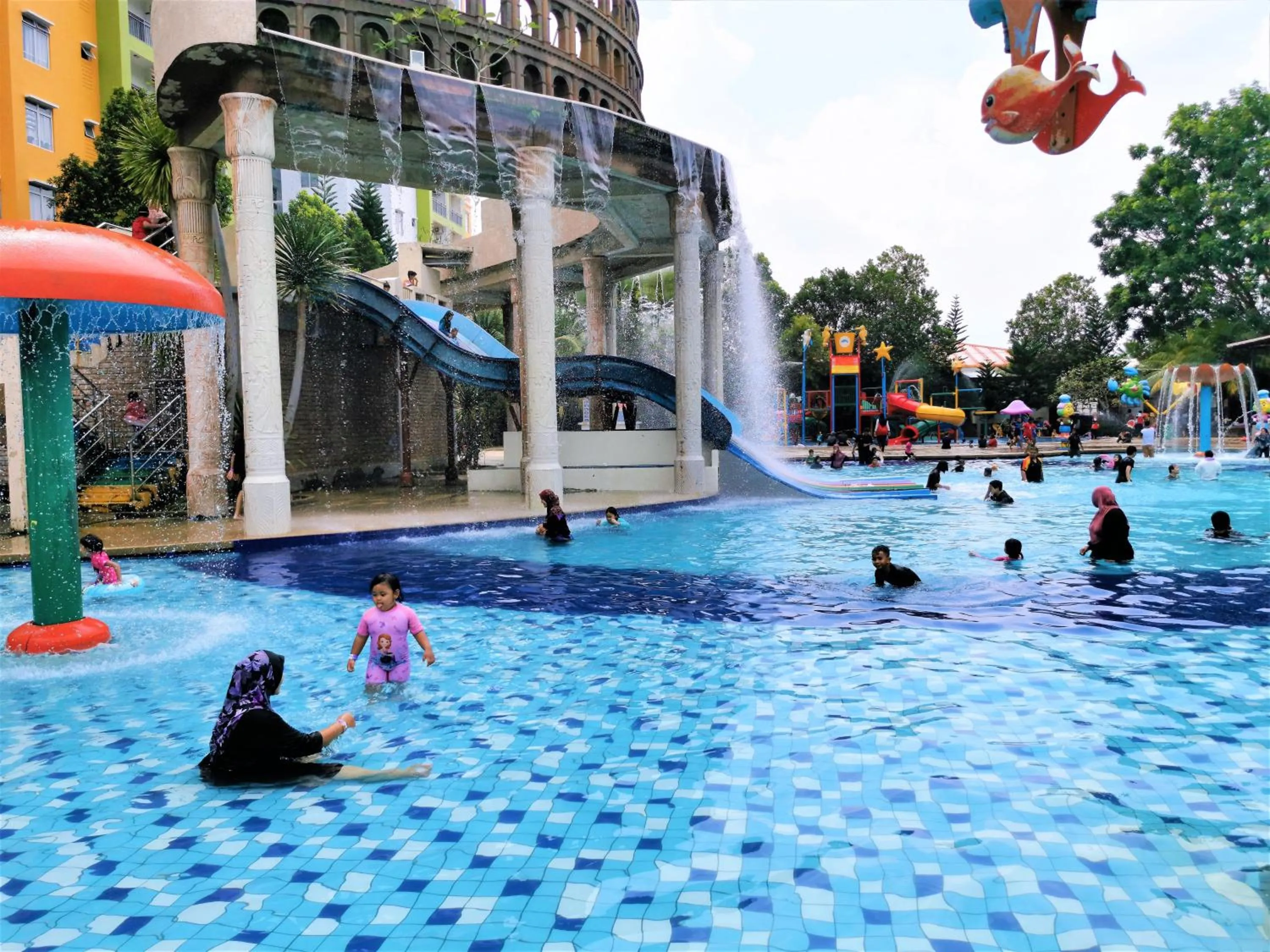 Property building in FHS Water Themepark Resort Melaka Town City Tengah