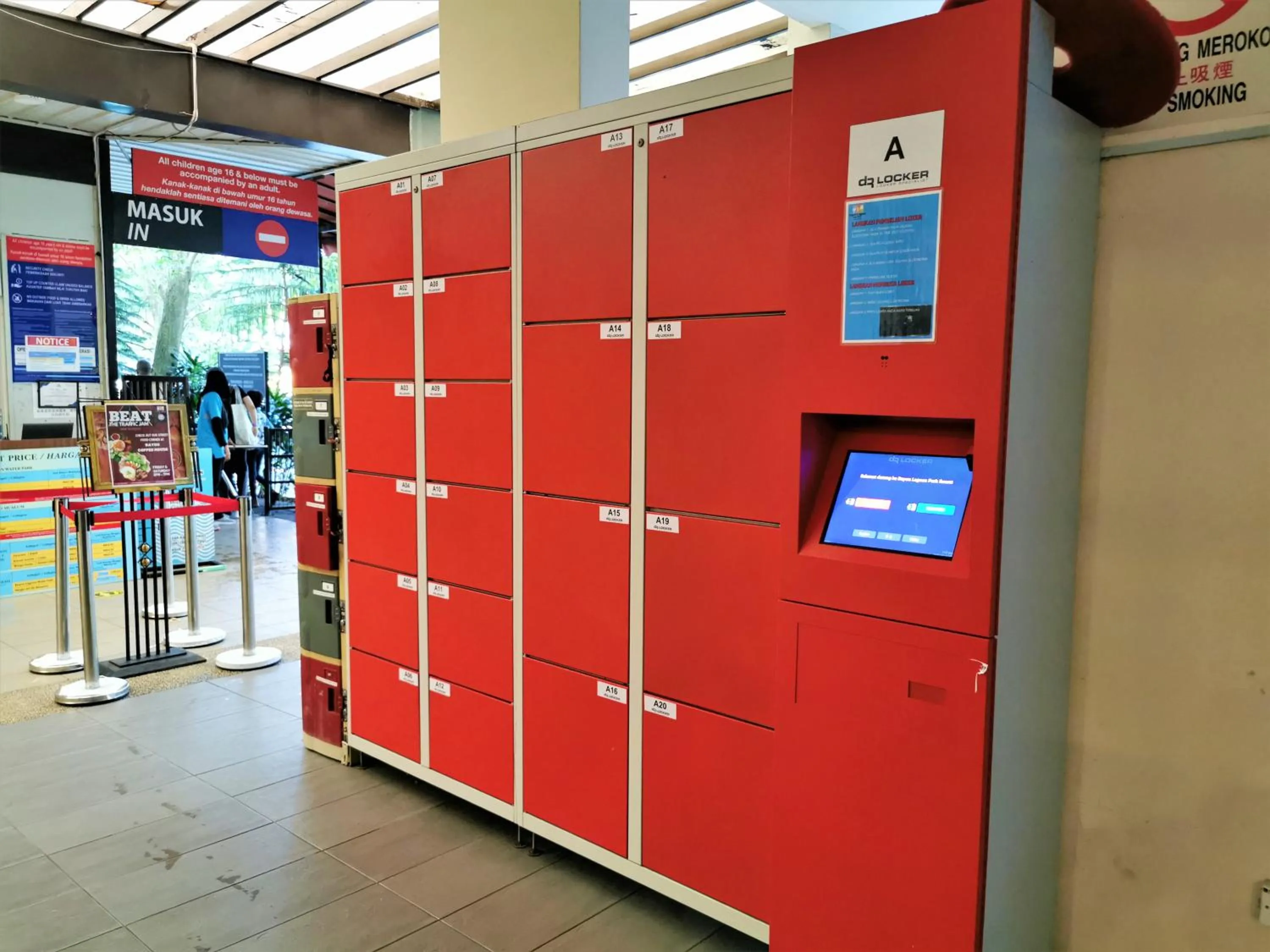 Aqua park in FHS Water Themepark Resort Melaka Town City Tengah