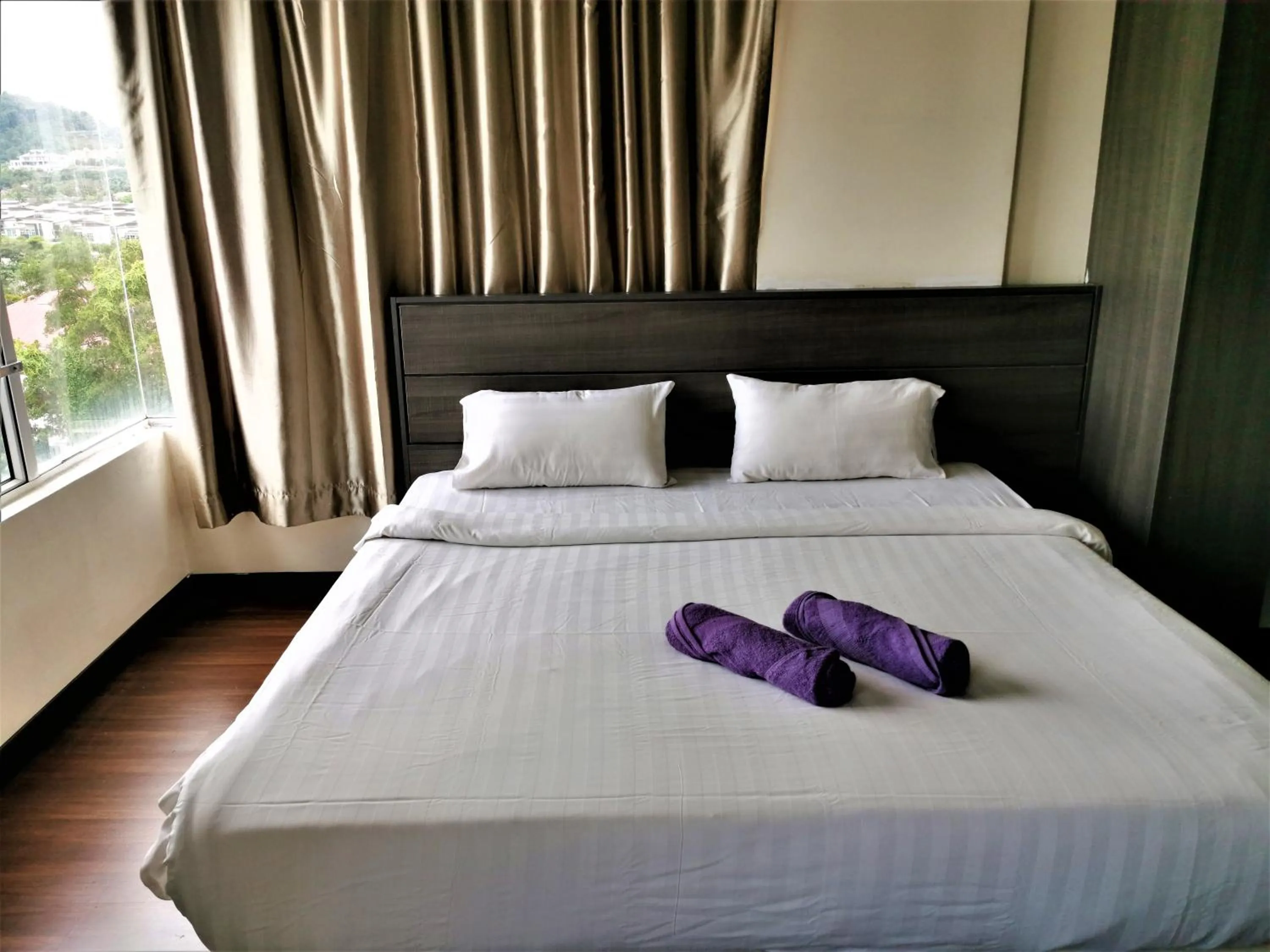 Property building, Bed in FHS Water Themepark Resort Melaka Town City Tengah