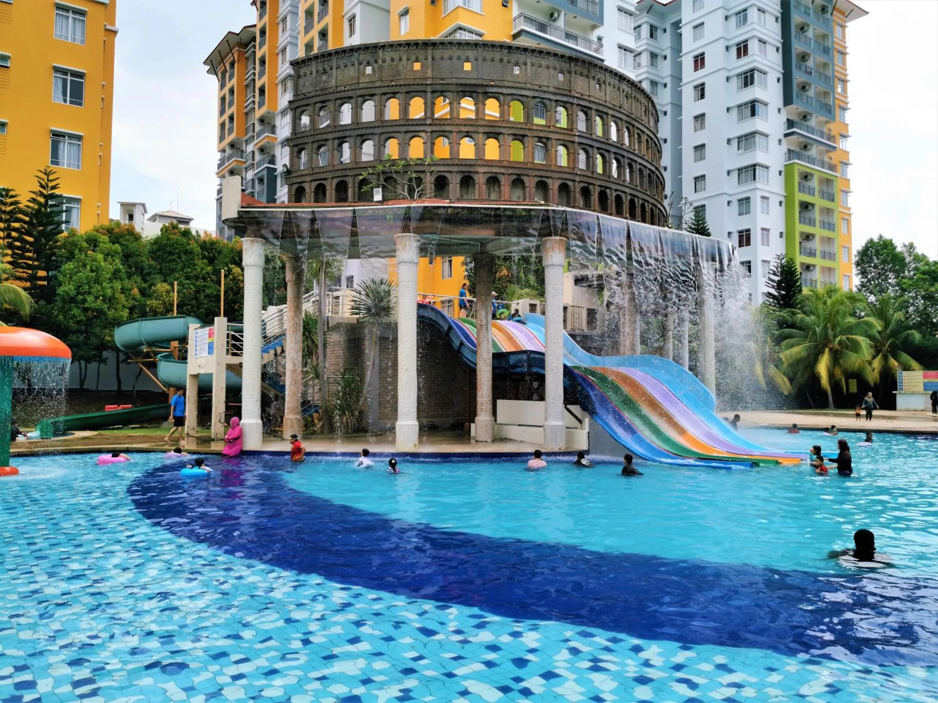 Property building in FHS Water Themepark Resort Melaka Town City Tengah