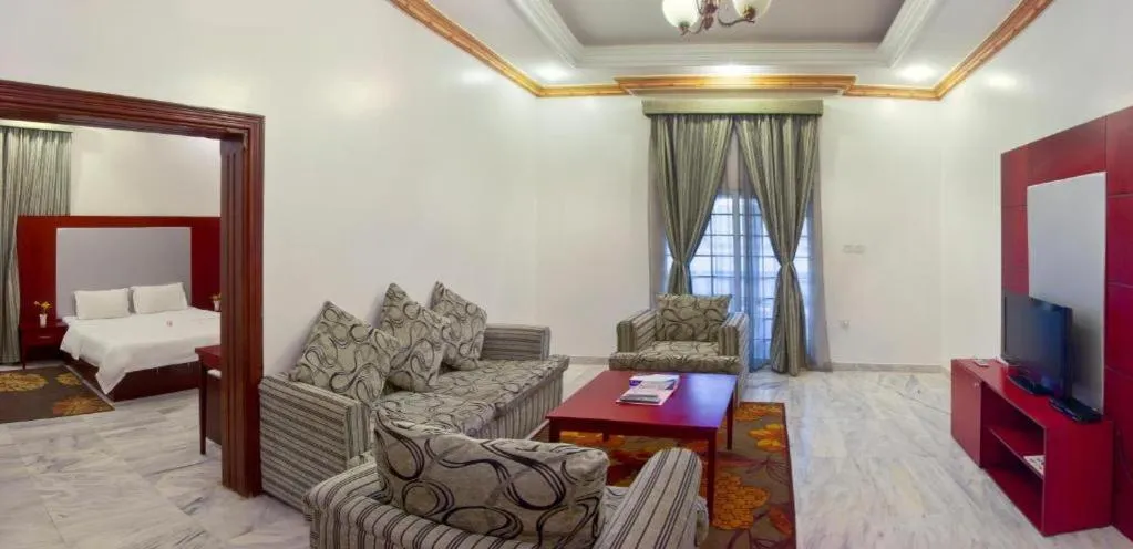 Bed in Al Farhan Apartment Al Hamra-Jeddah