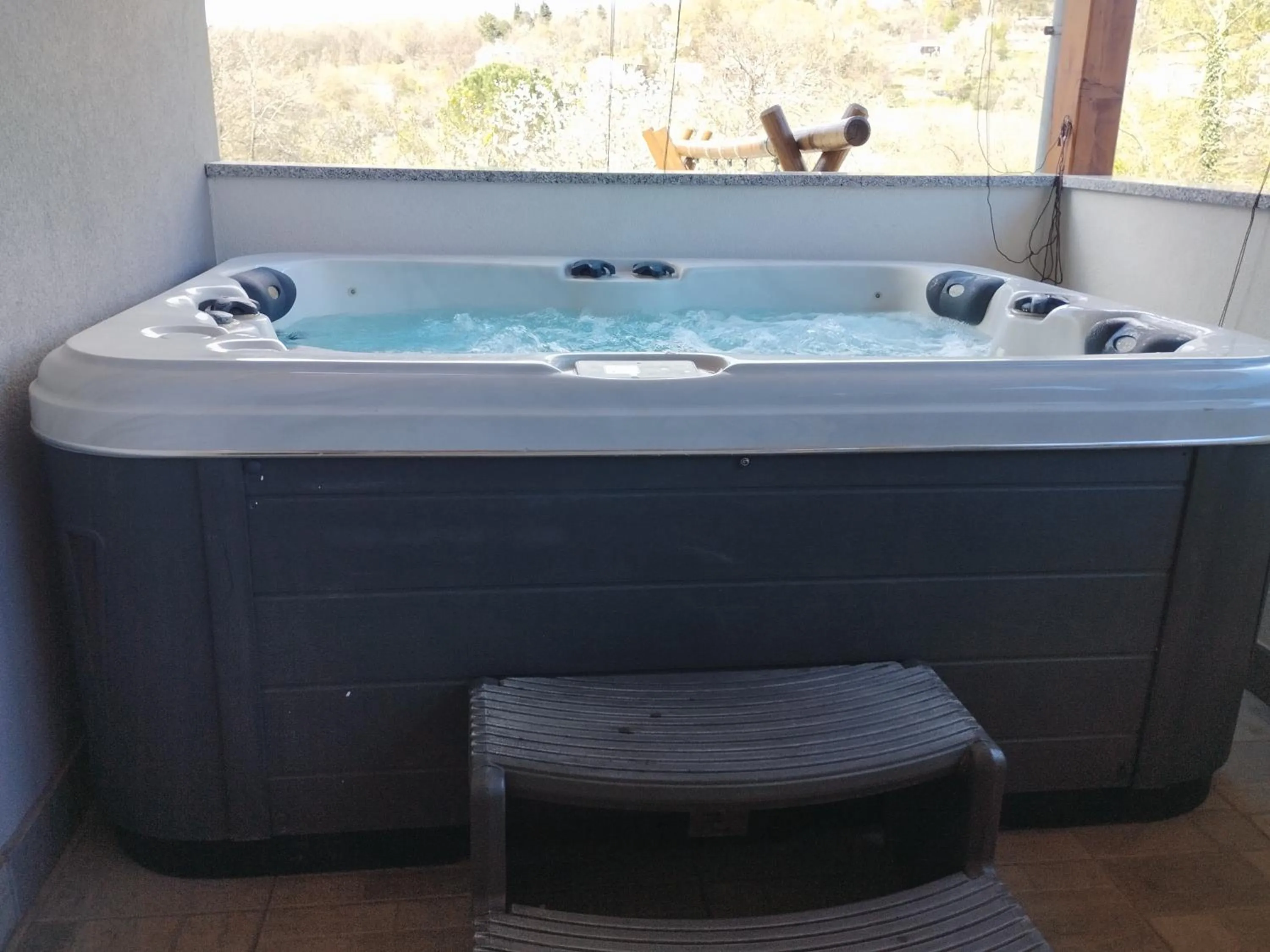 Natural landscape in apartman Goga with pool and jacuzzi