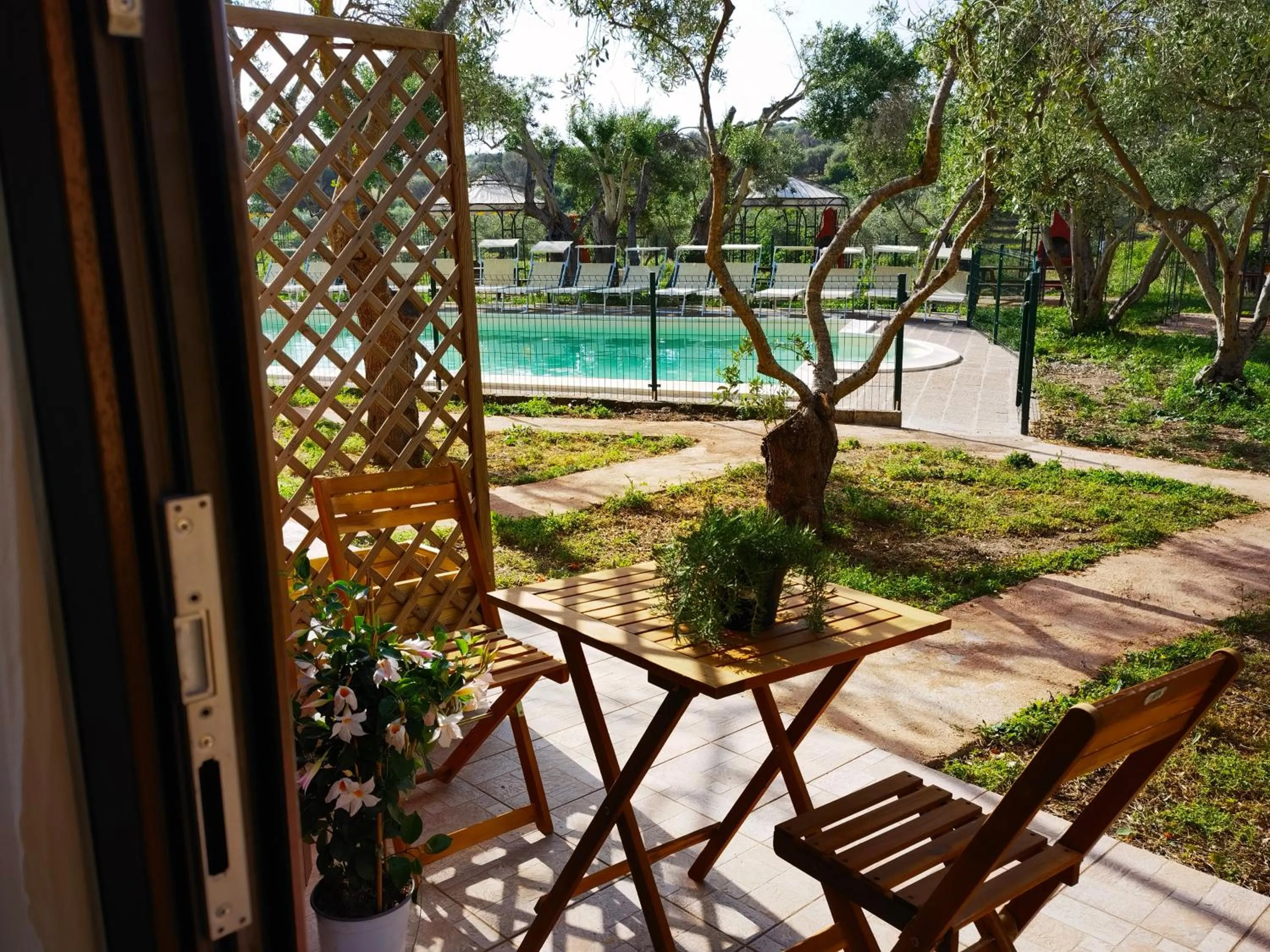 Garden in La Corte degli Ulivi - Albergo Rurale