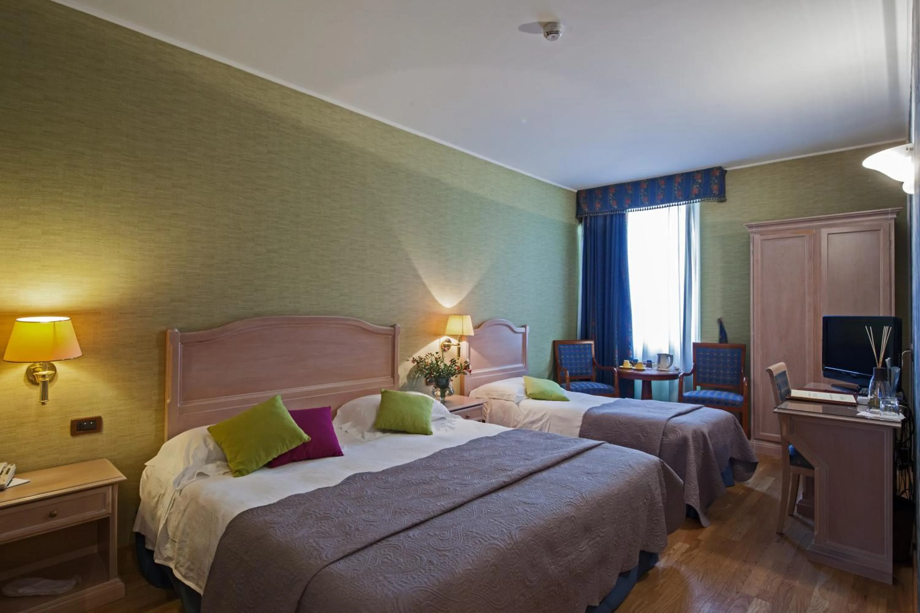 Bed in Hotel Palazzo Lovera