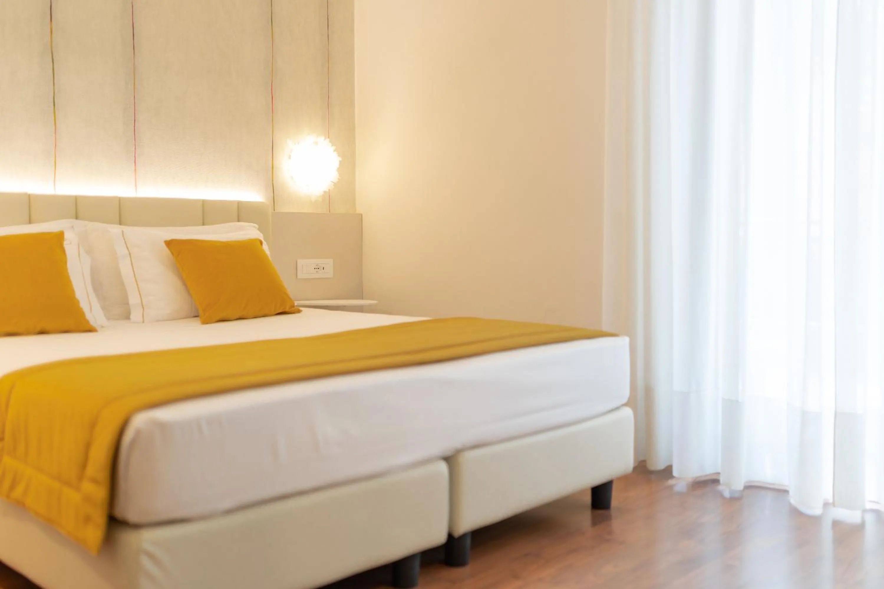 Bed in Hotel Imperia