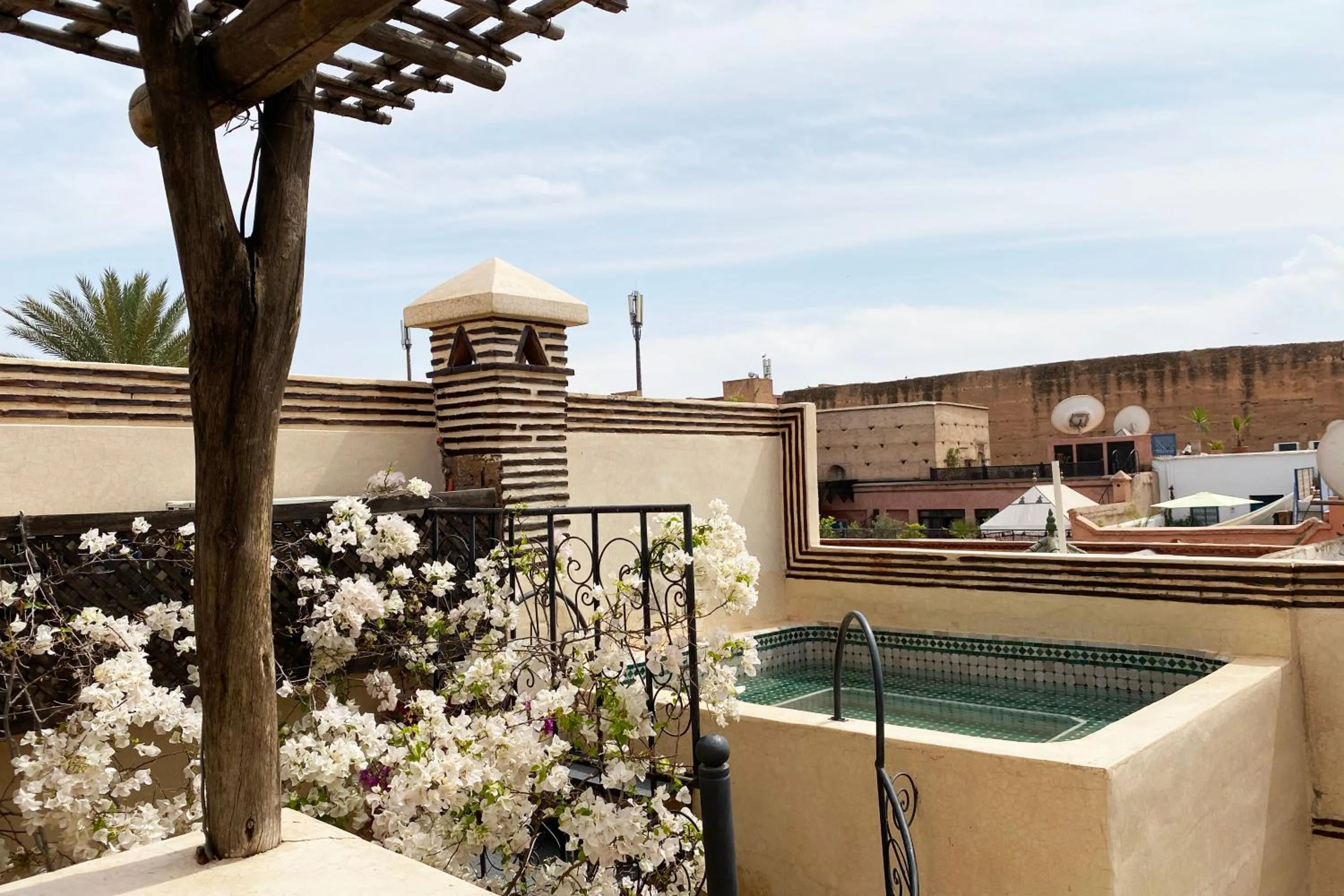 Swimming pool in Riad Of The Storks